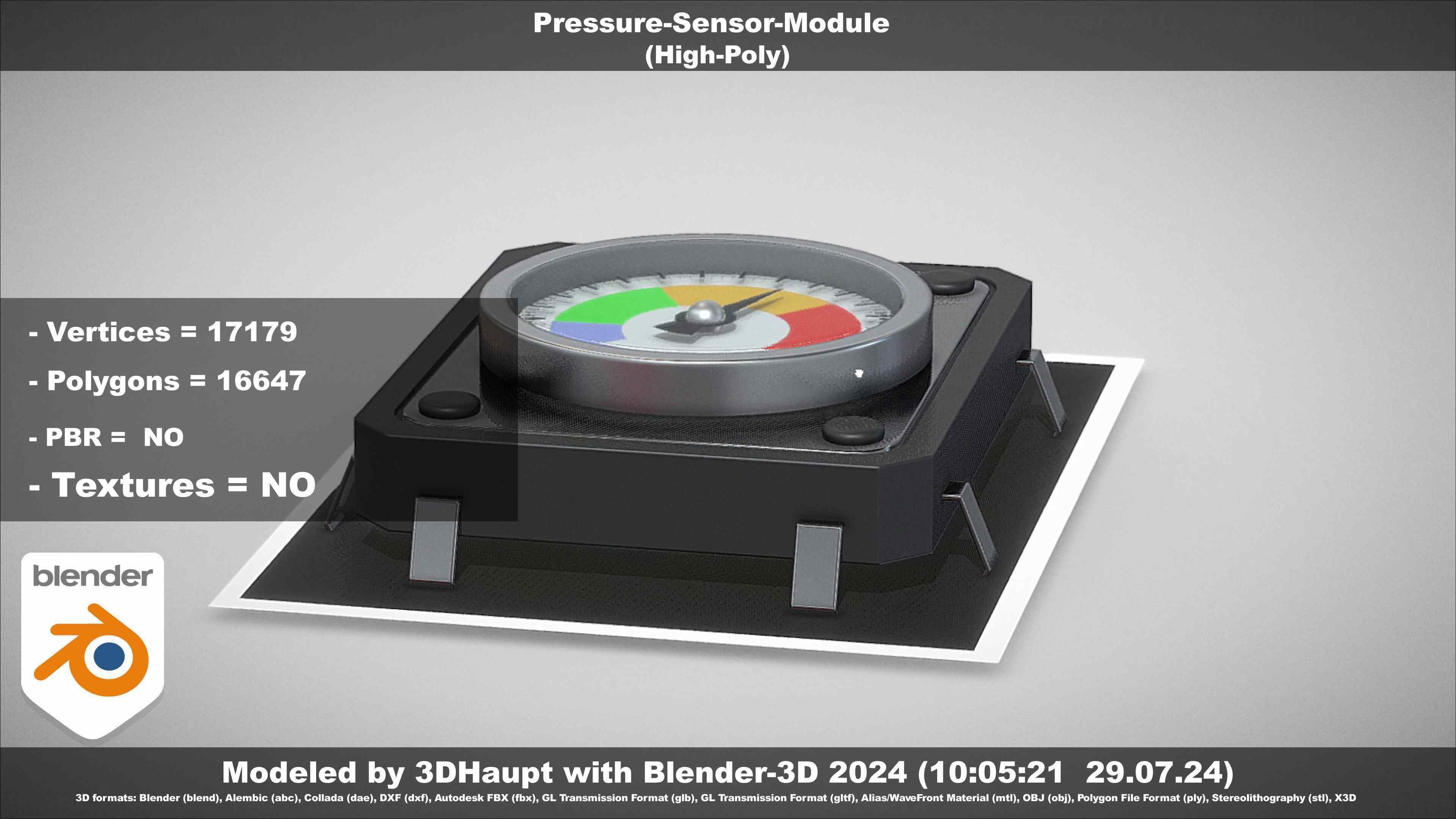 Pressure-Sensor-Module  3D model_103