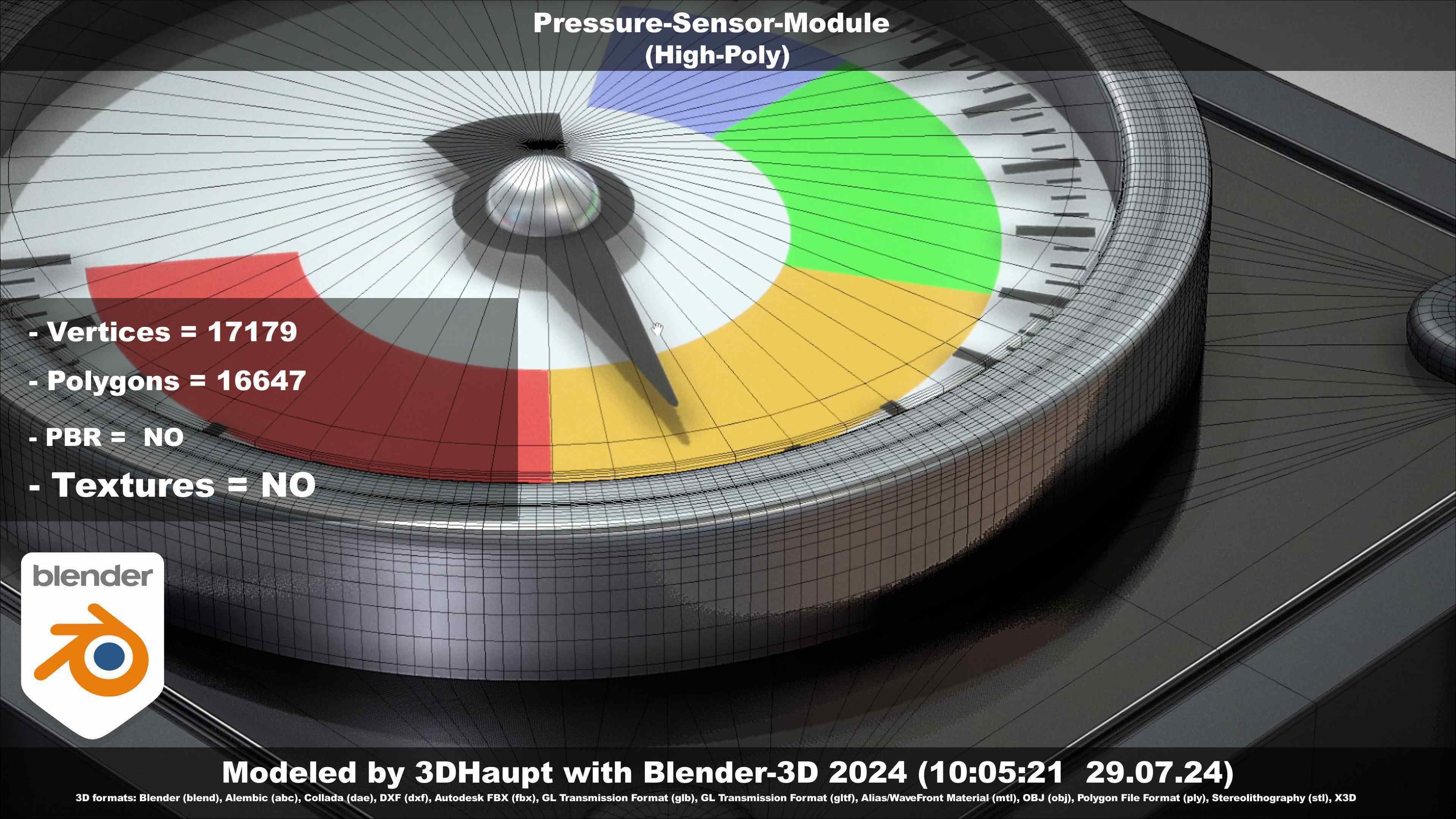 Pressure-Sensor-Module  3D model_141