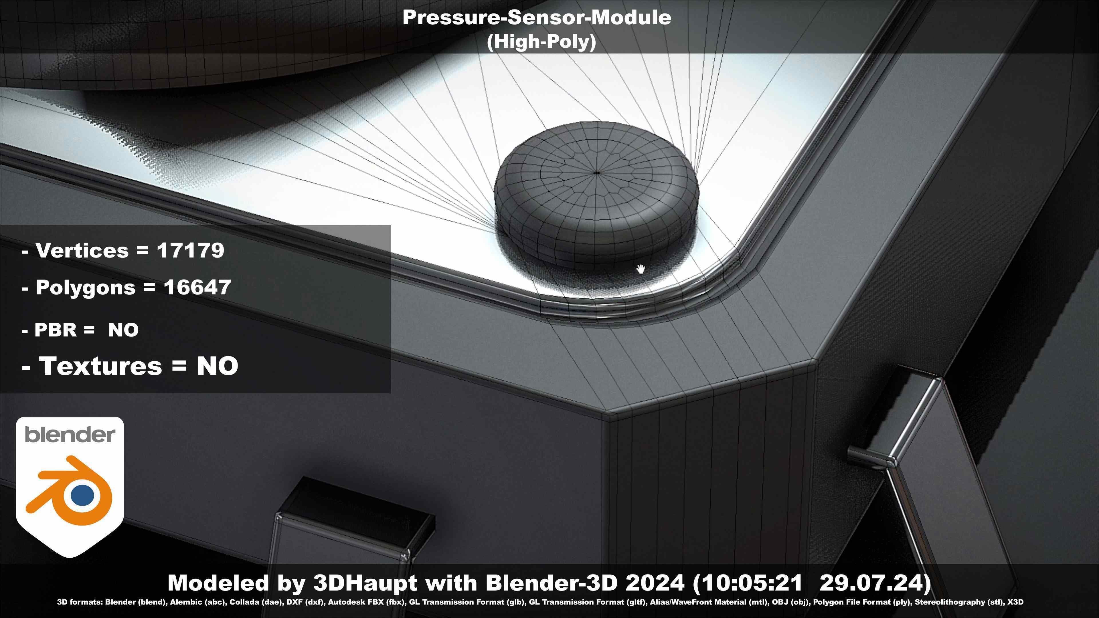 Pressure-Sensor-Module  3D model_32