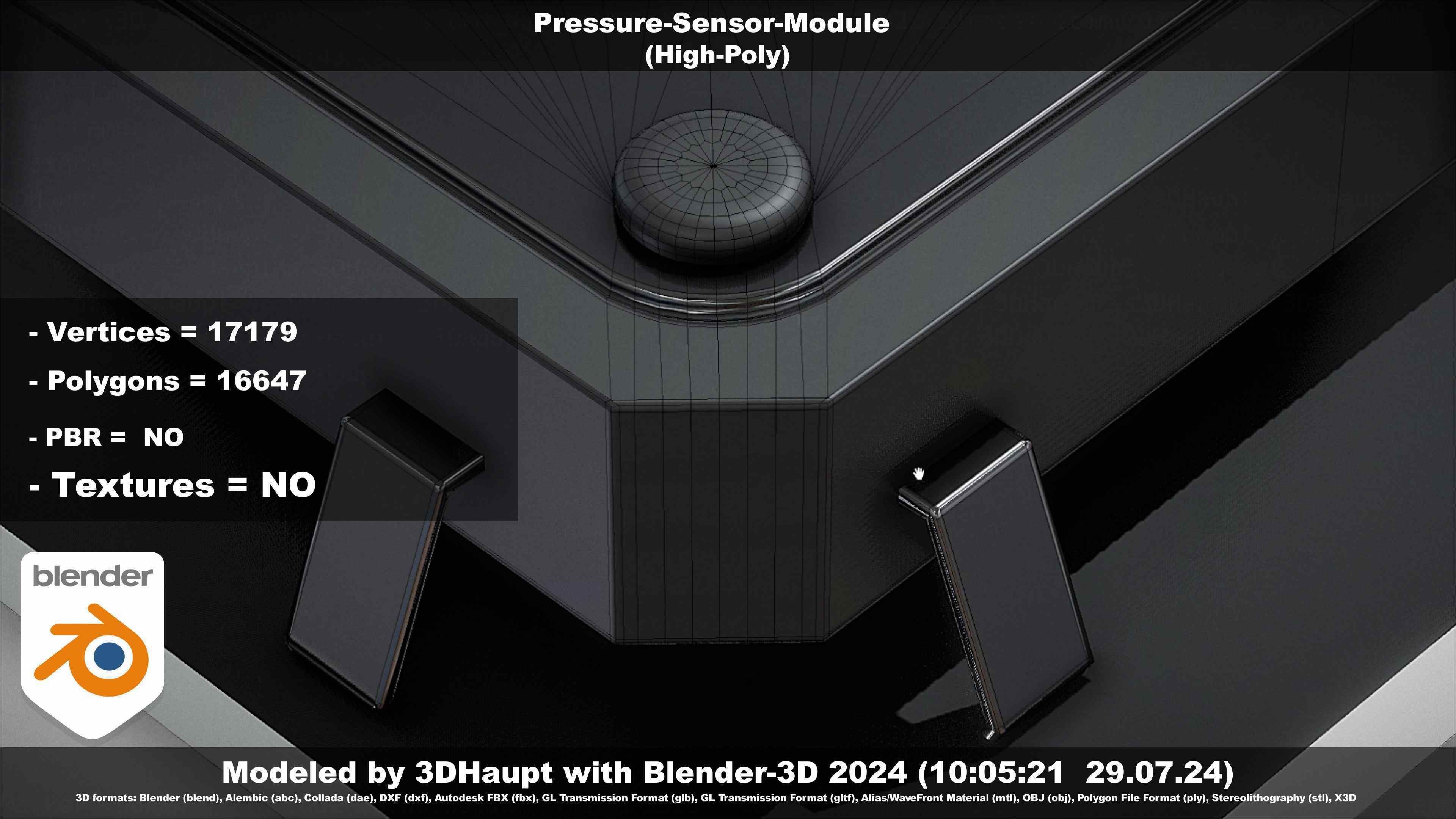 Pressure-Sensor-Module  3D model_37
