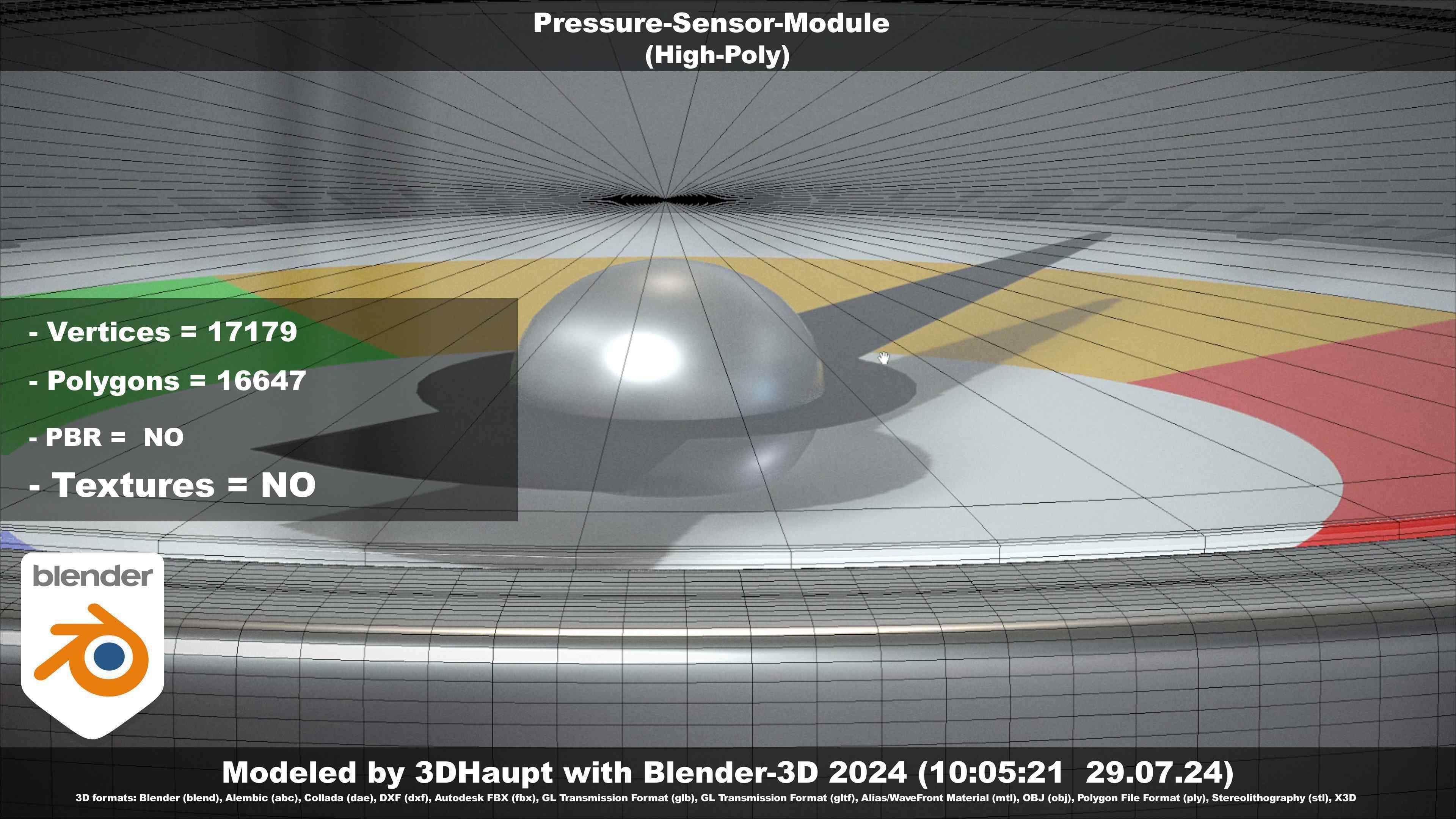 Pressure-Sensor-Module  3D model_25