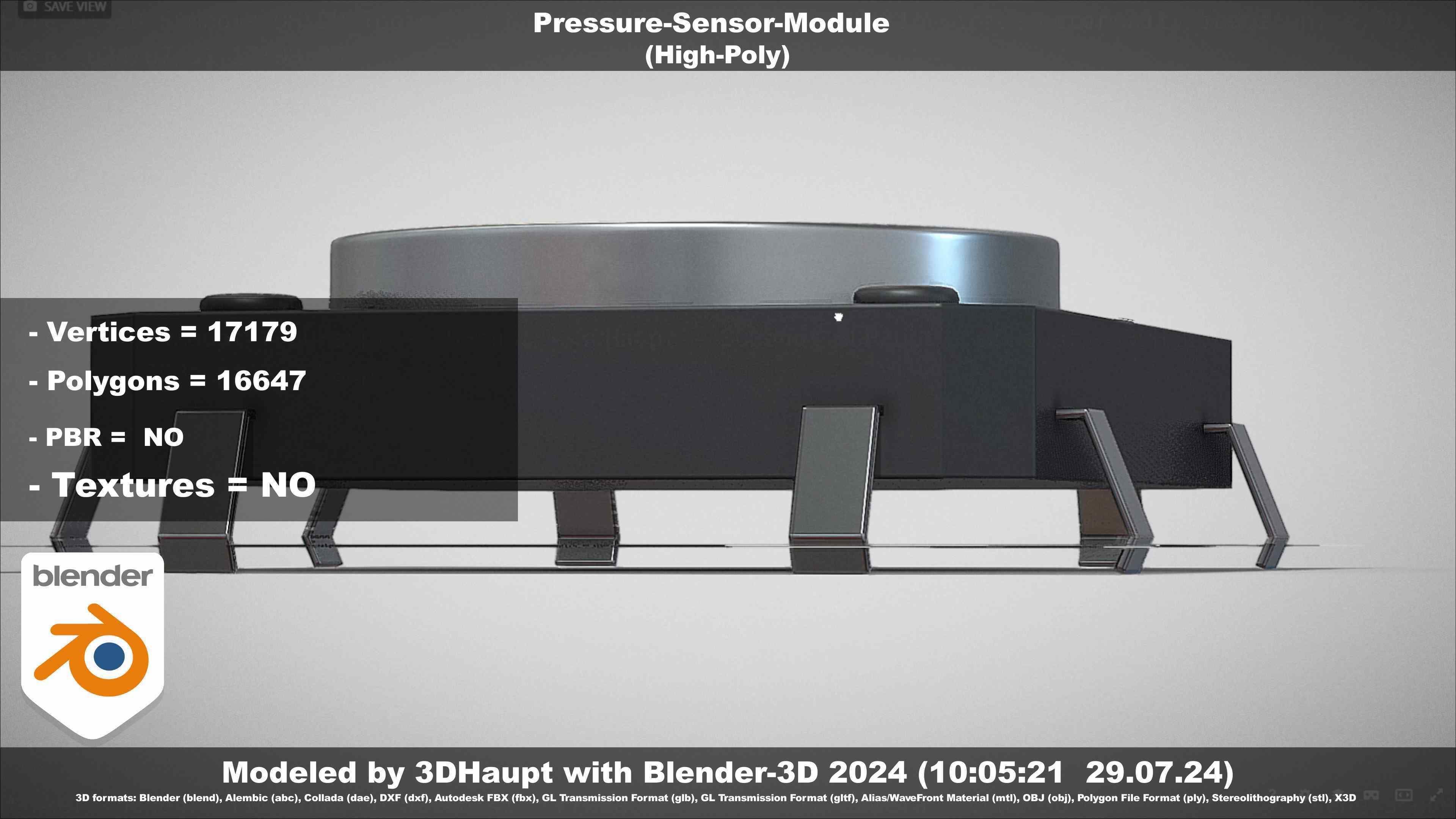 Pressure-Sensor-Module  3D model_74
