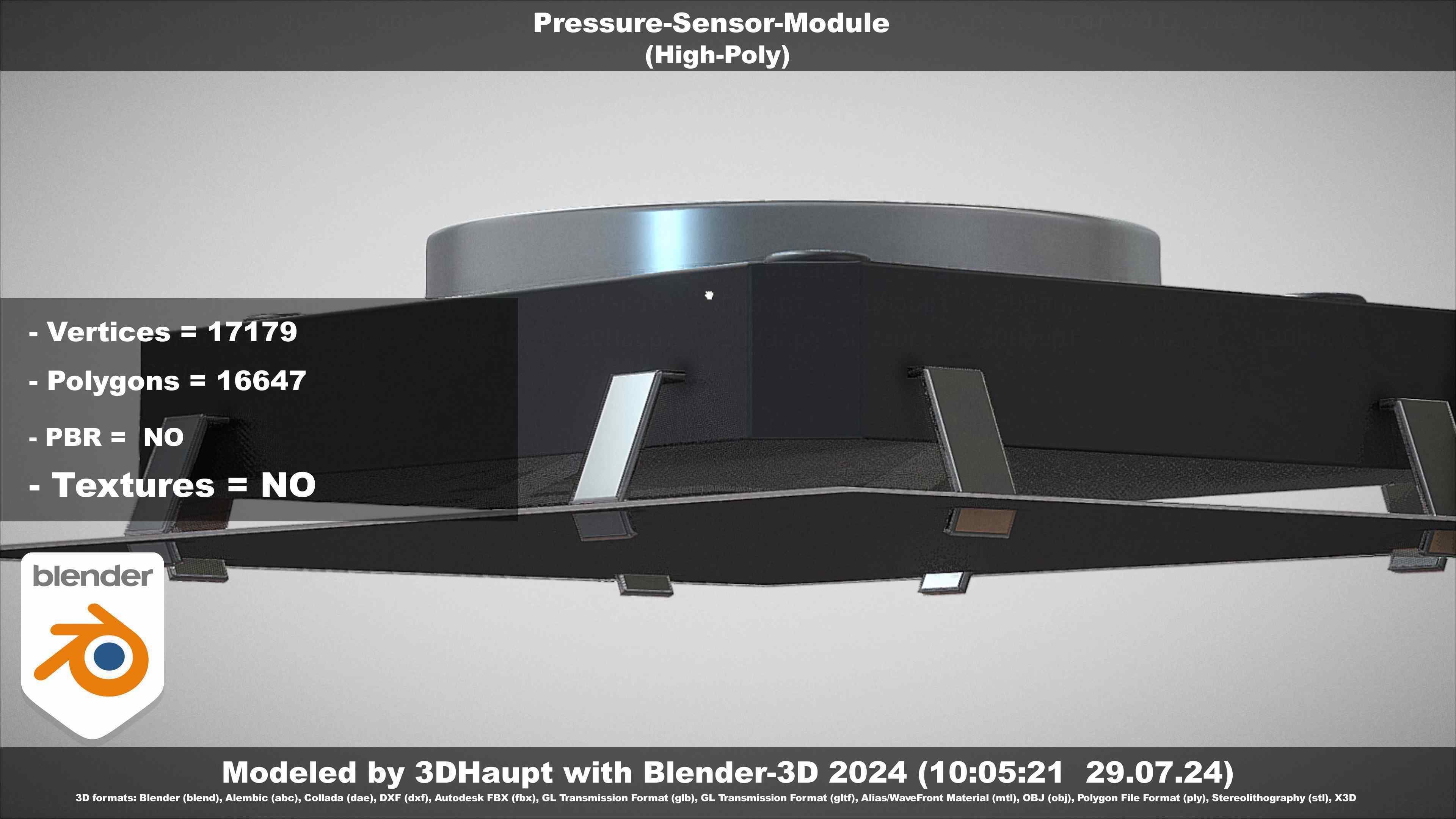 Pressure-Sensor-Module  3D model_111