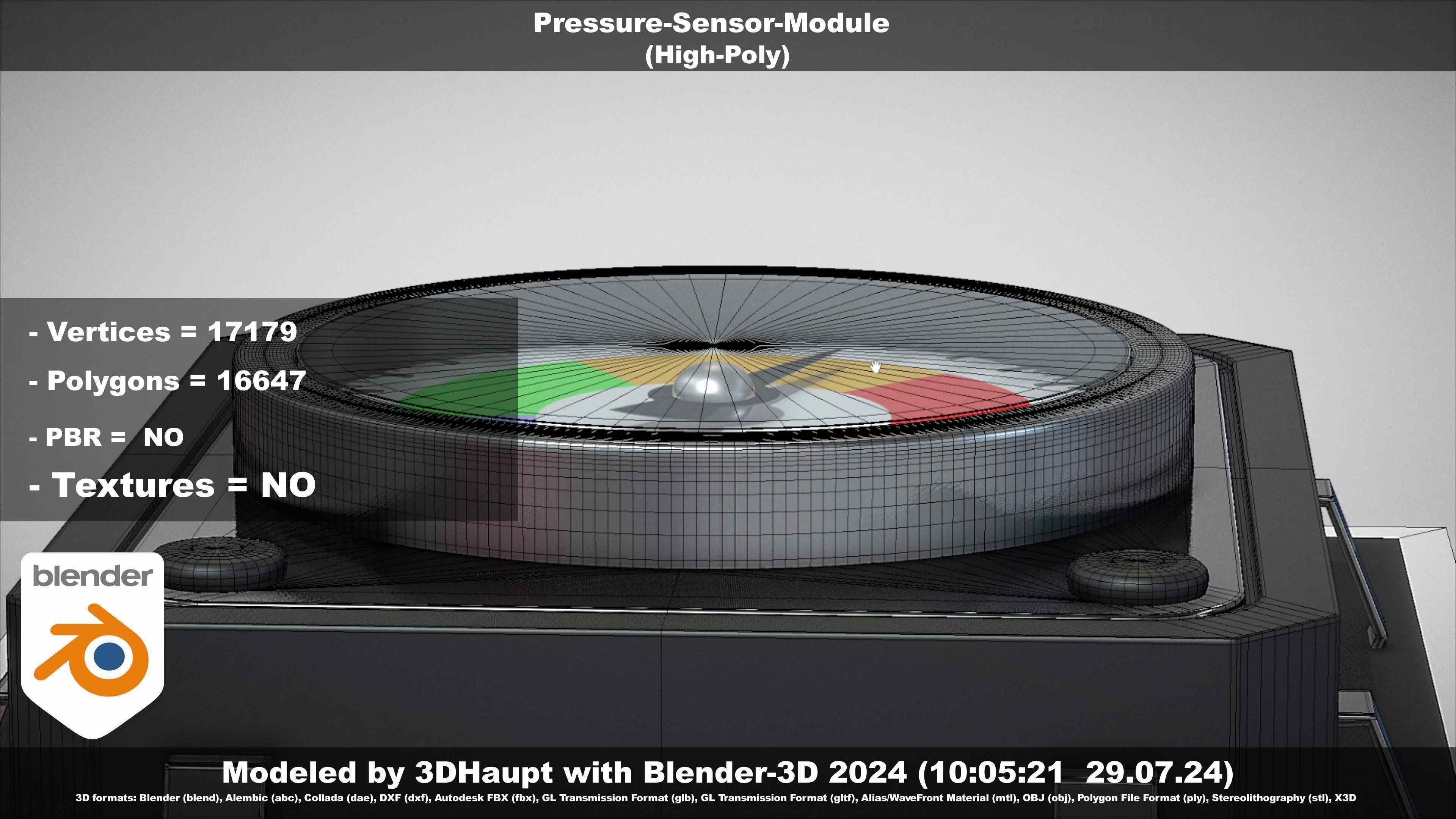 Pressure-Sensor-Module  3D model_142