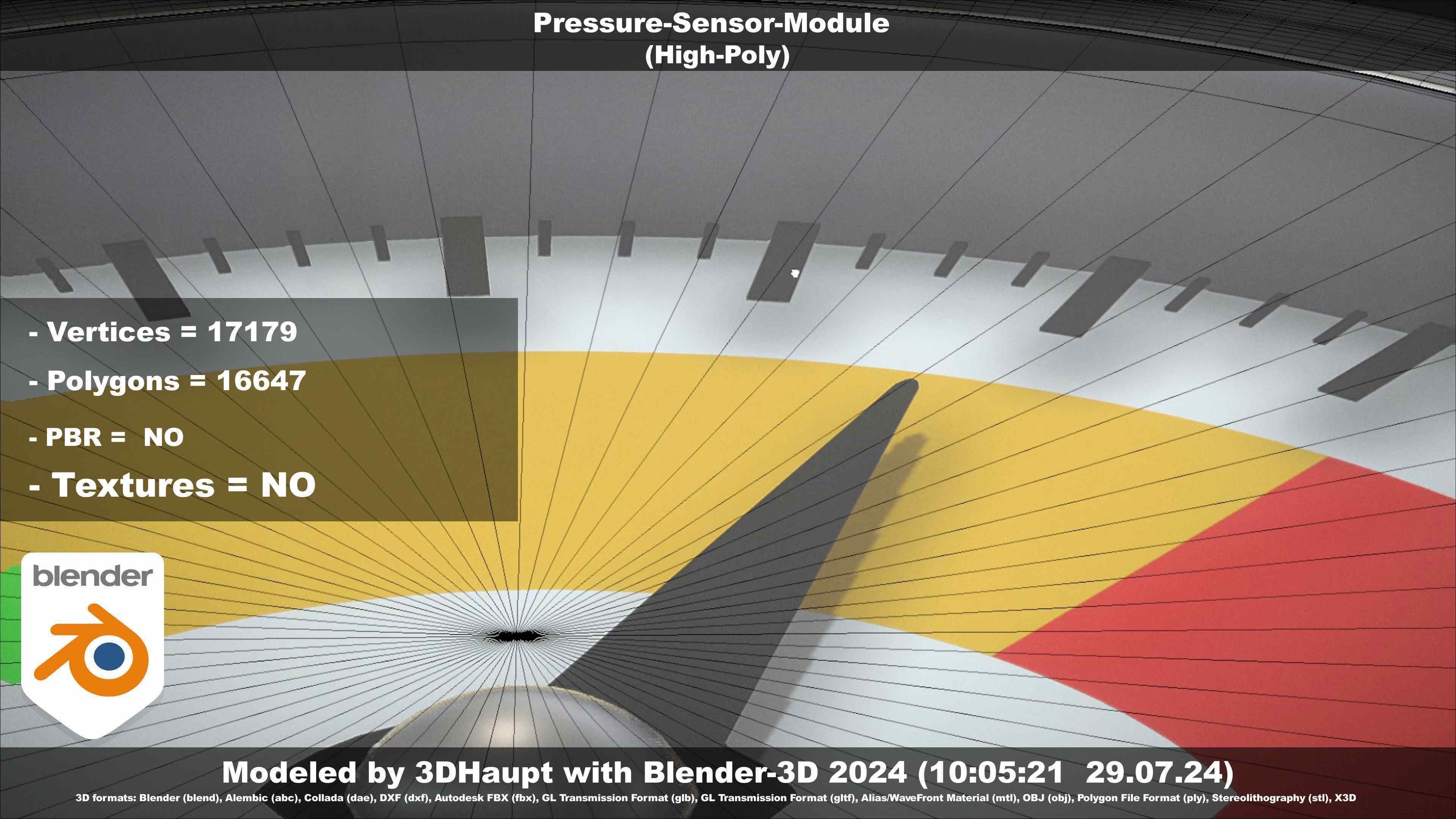 Pressure-Sensor-Module  3D model_97
