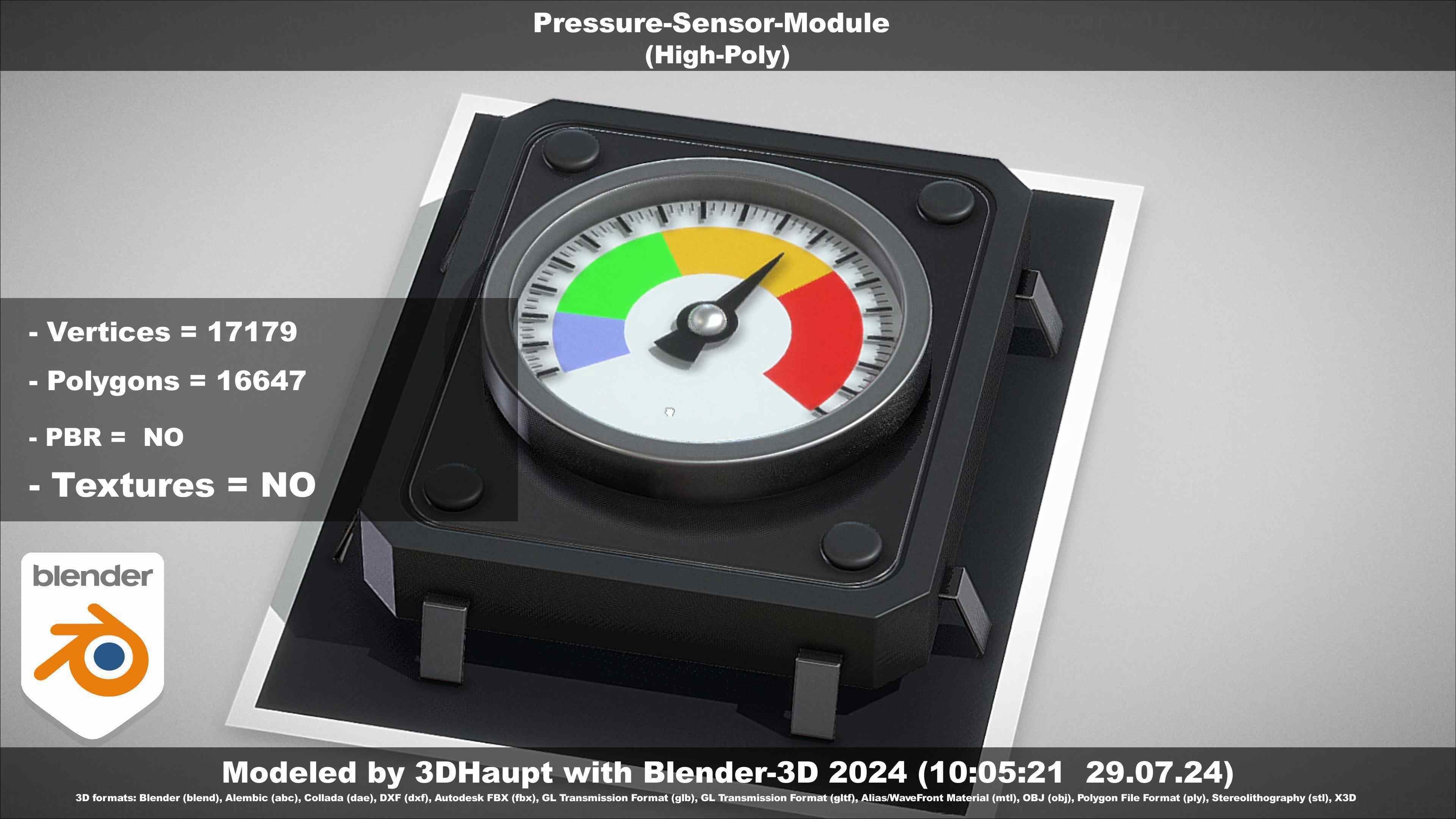 Pressure-Sensor-Module  3D model_101