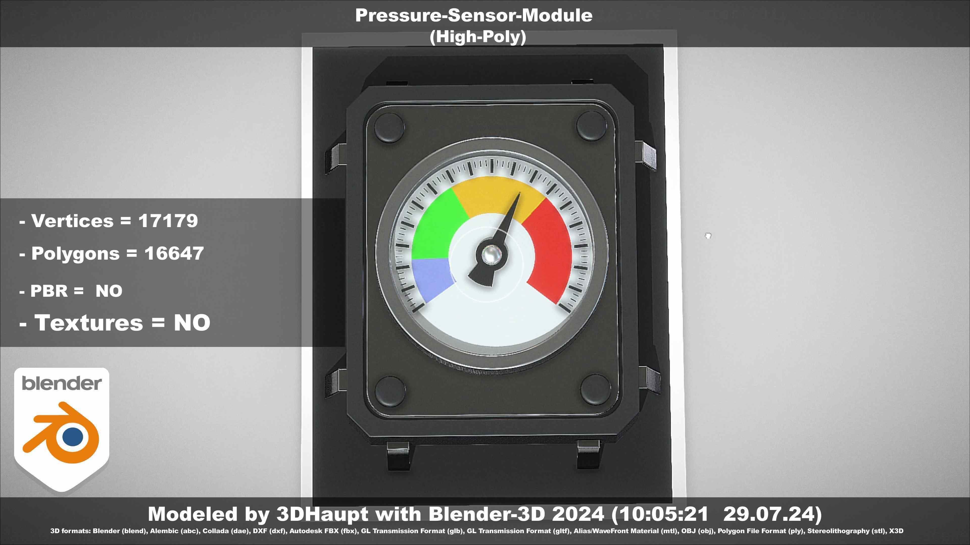 Pressure-Sensor-Module  3D model_43