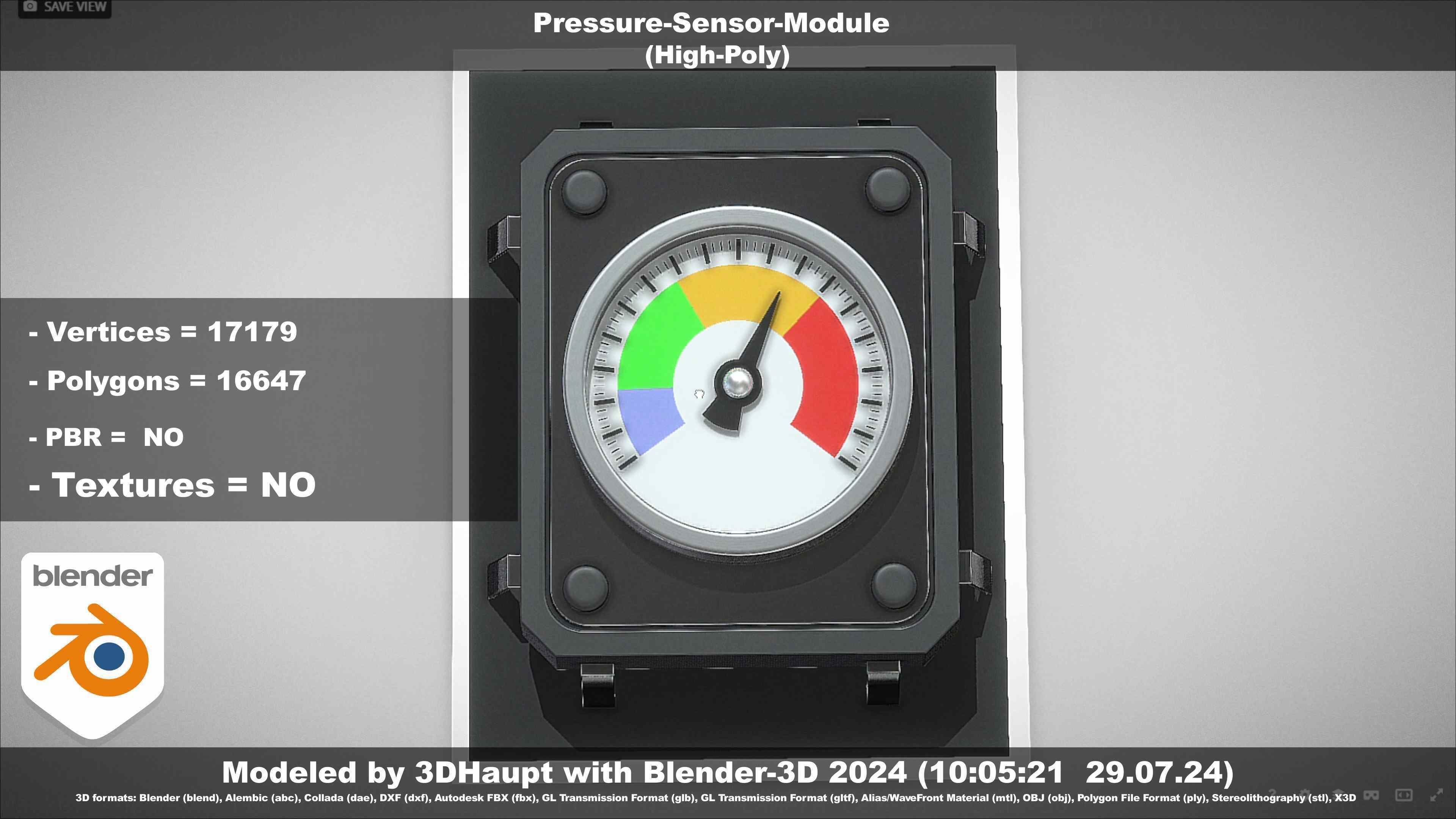 Pressure-Sensor-Module  3D model_41