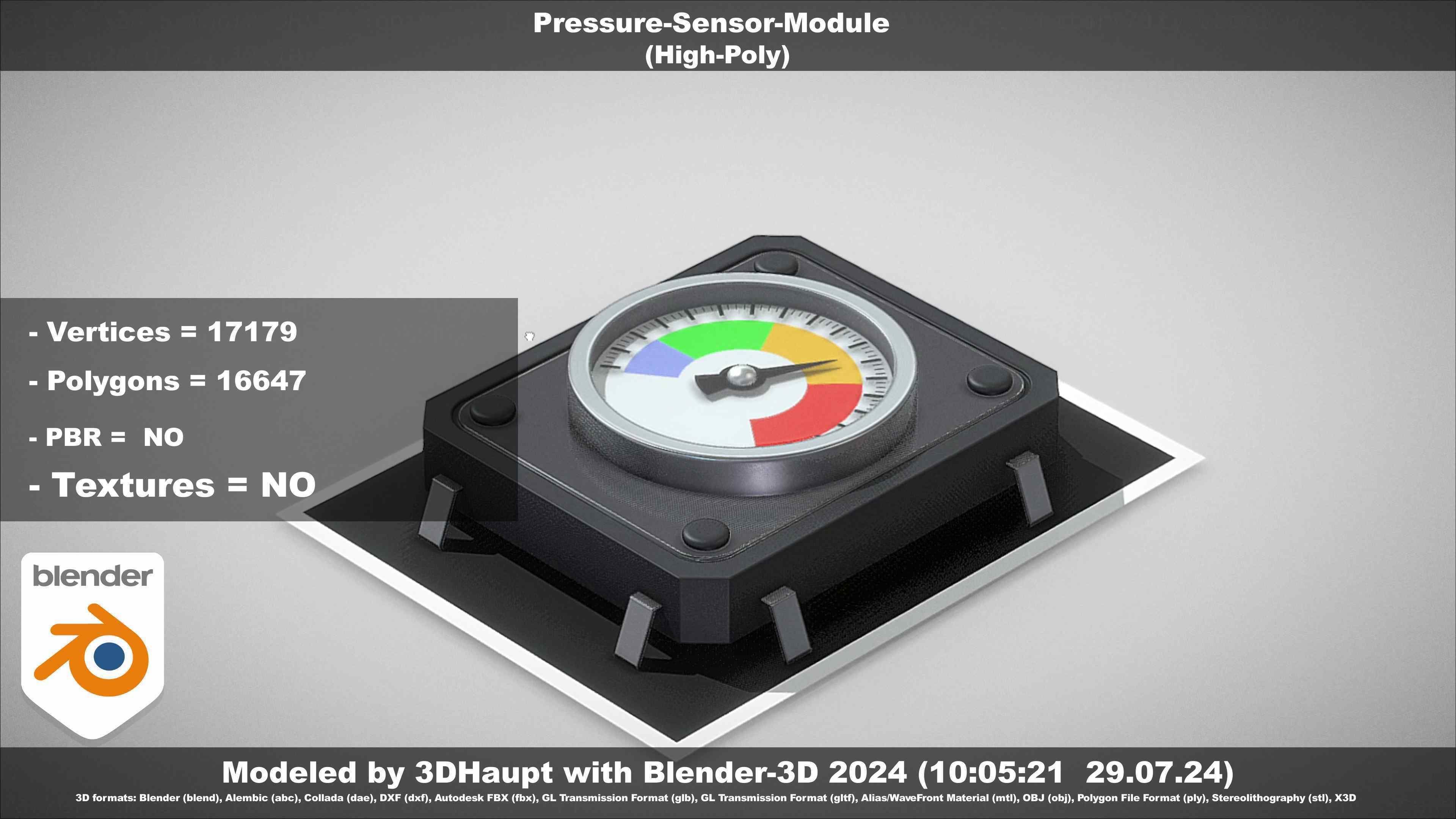 Pressure-Sensor-Module  3D model_73