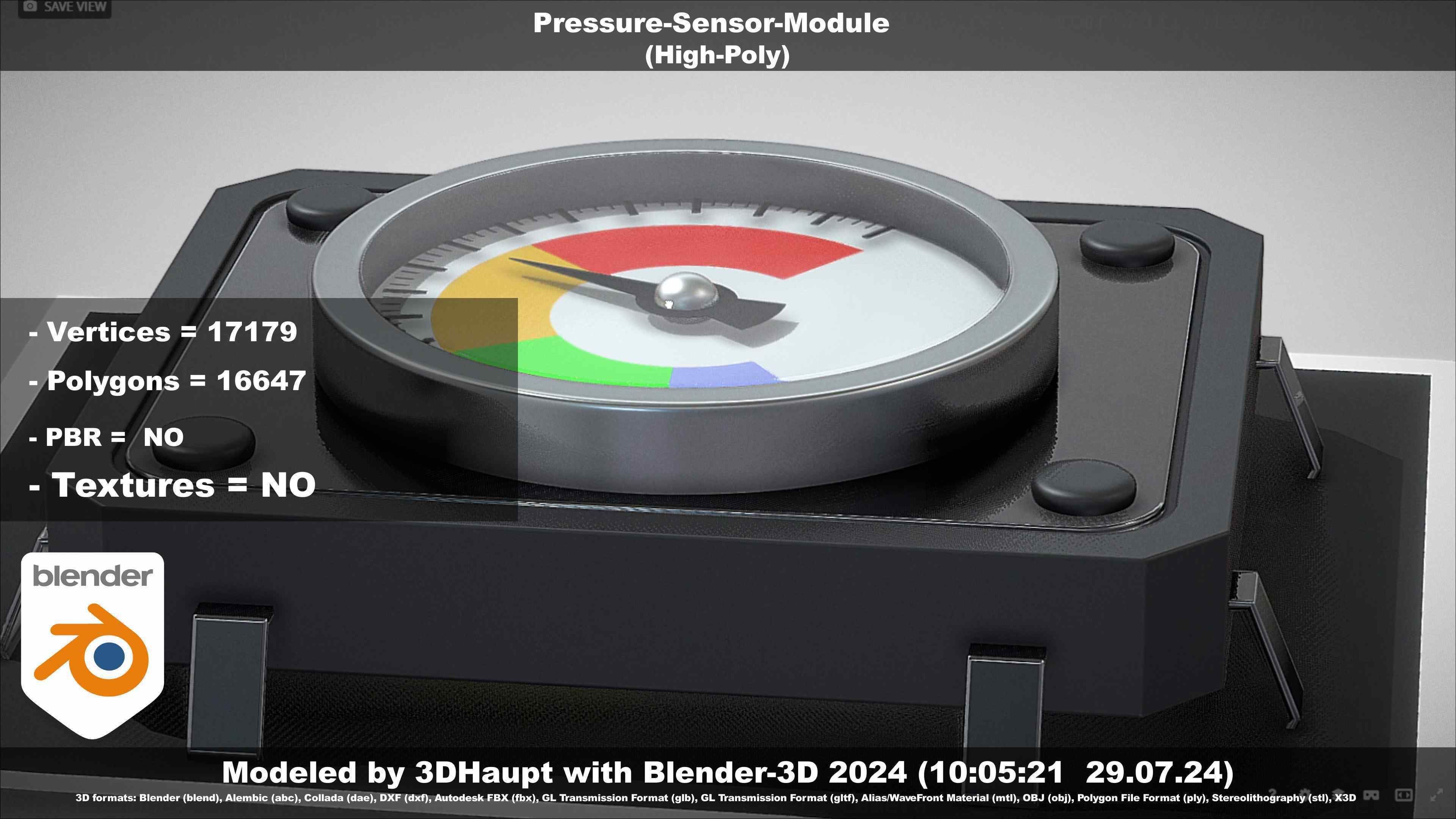 Pressure-Sensor-Module  3D model_71