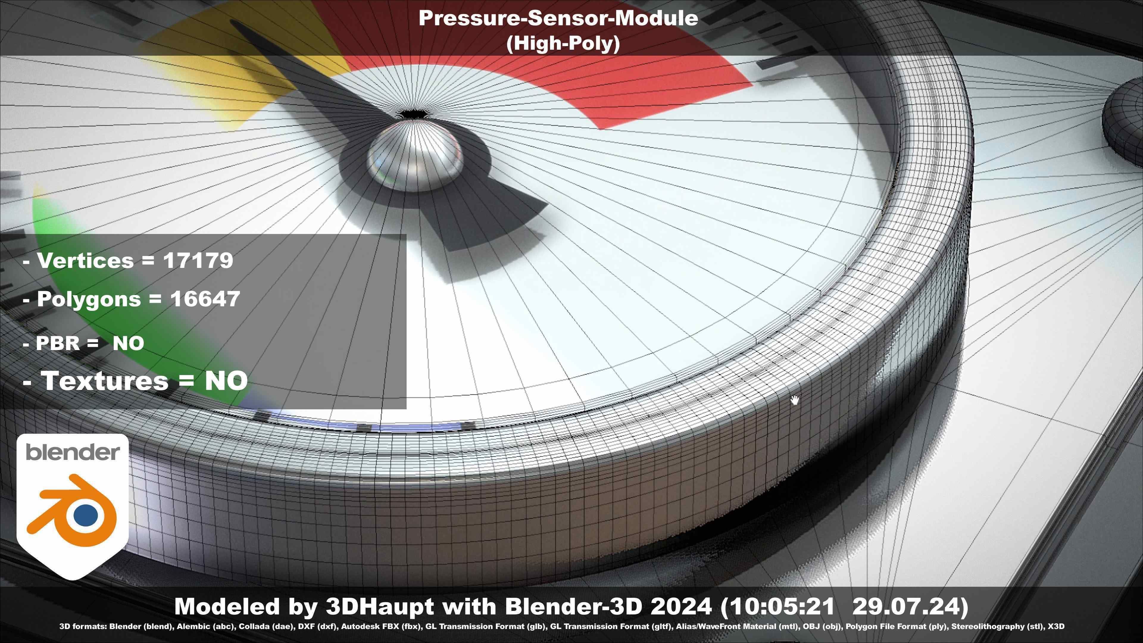 Pressure-Sensor-Module  3D model_95