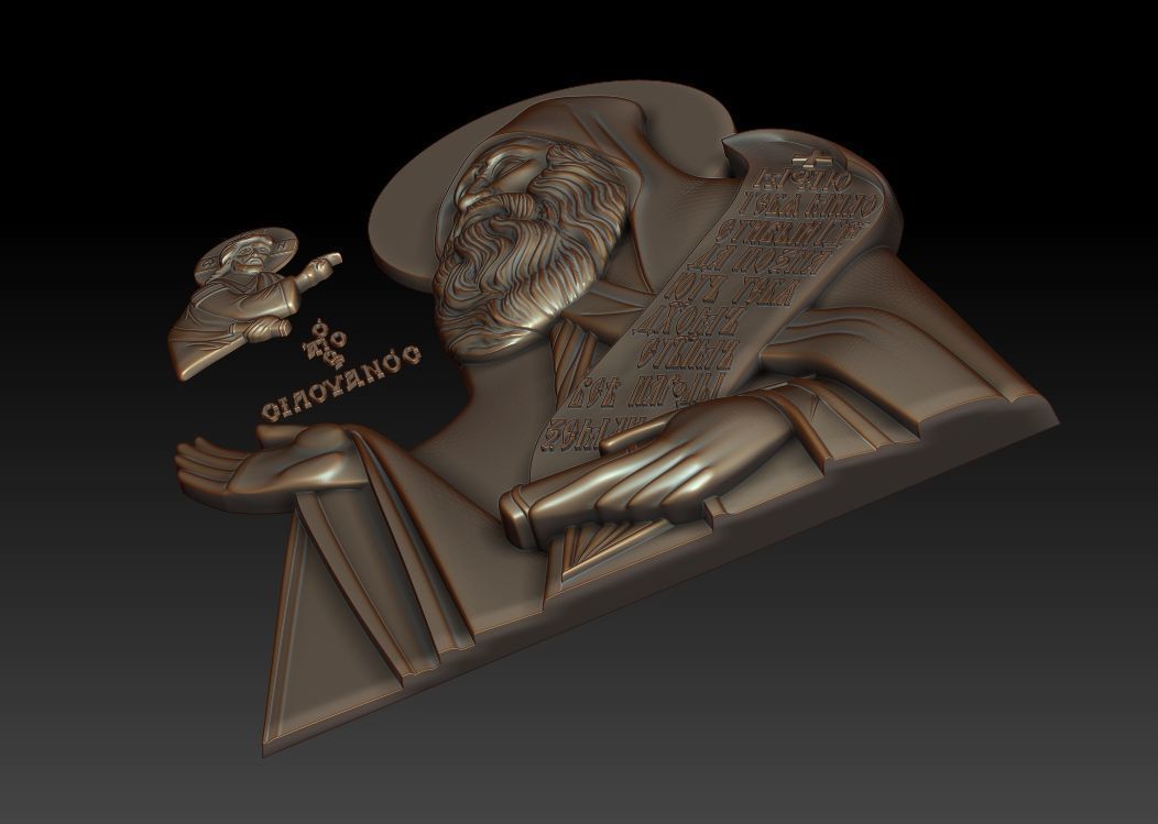 Silouan the Athonite 3D model_2