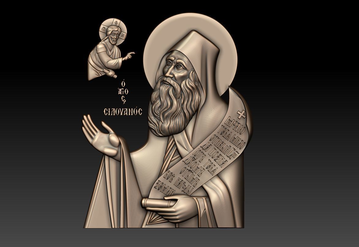 Silouan the Athonite 3D model_12