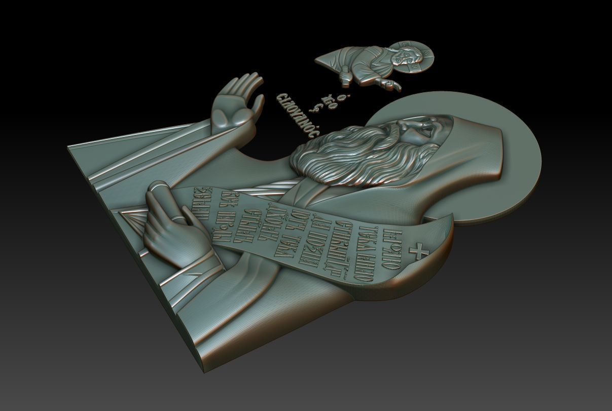 Silouan the Athonite 3D model_10
