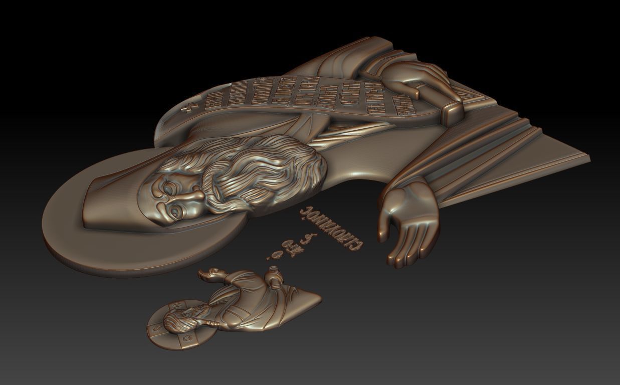 Silouan the Athonite 3D model_6