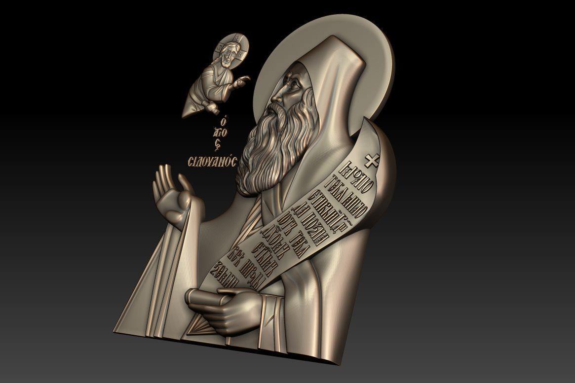 Silouan the Athonite 3D model_13