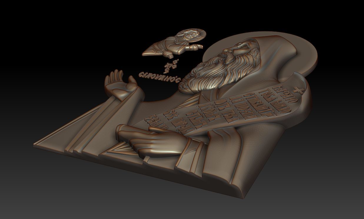 Silouan the Athonite 3D model_3