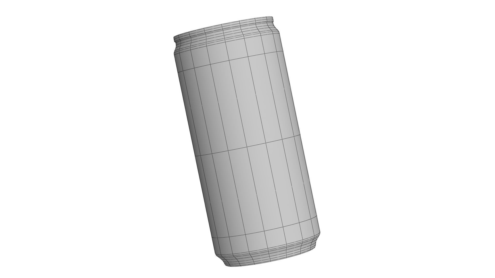 Coca Cola Drink Can Slim 190ml 01 Low-poly 3D model_20