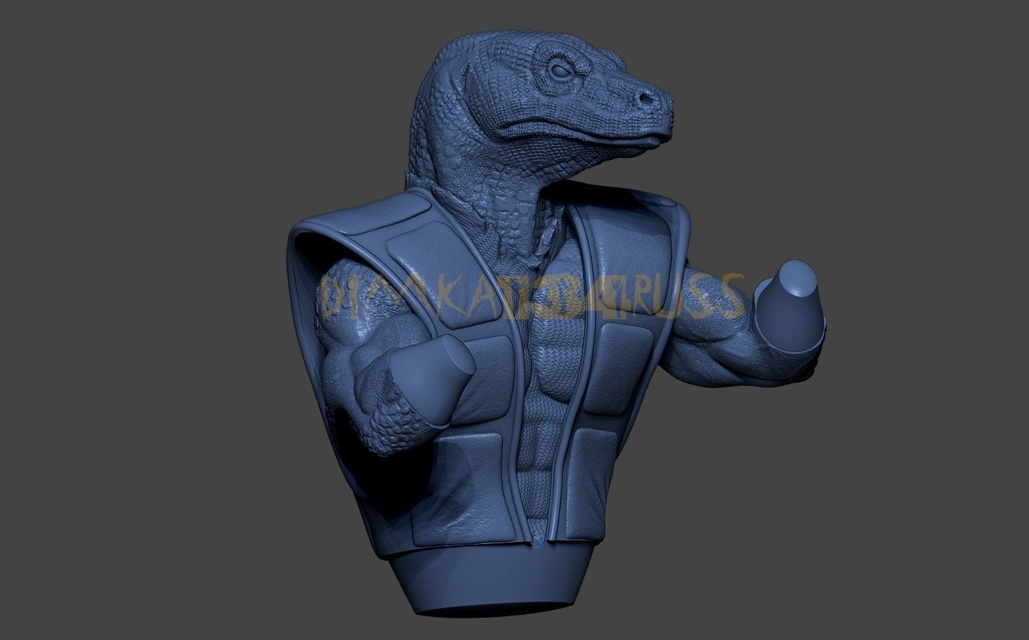 reptile 3D print model_9