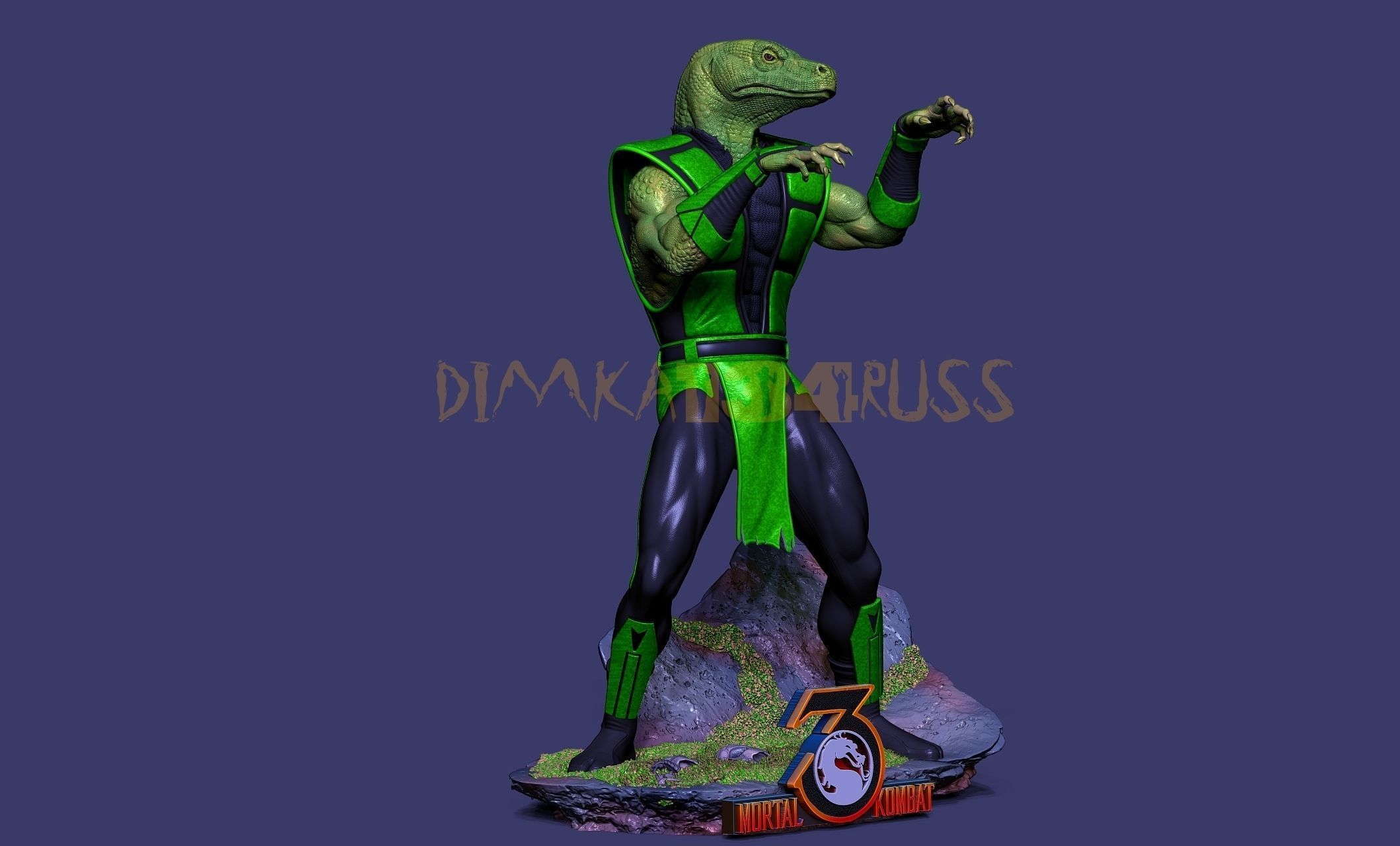 reptile 3D print model_19