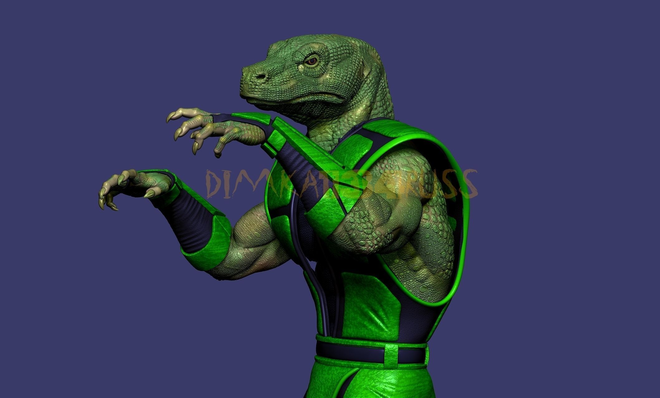 reptile 3D print model_23