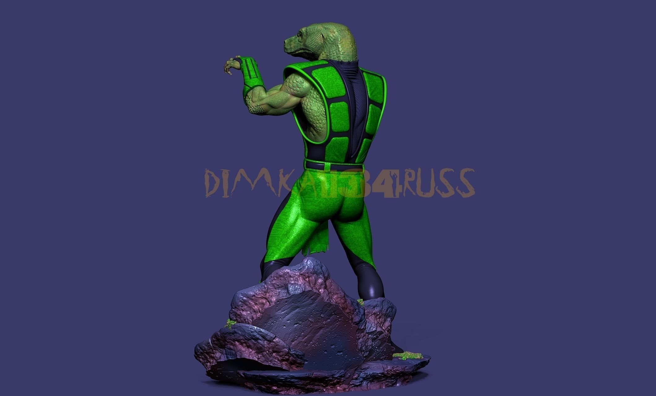 reptile 3D print model_22