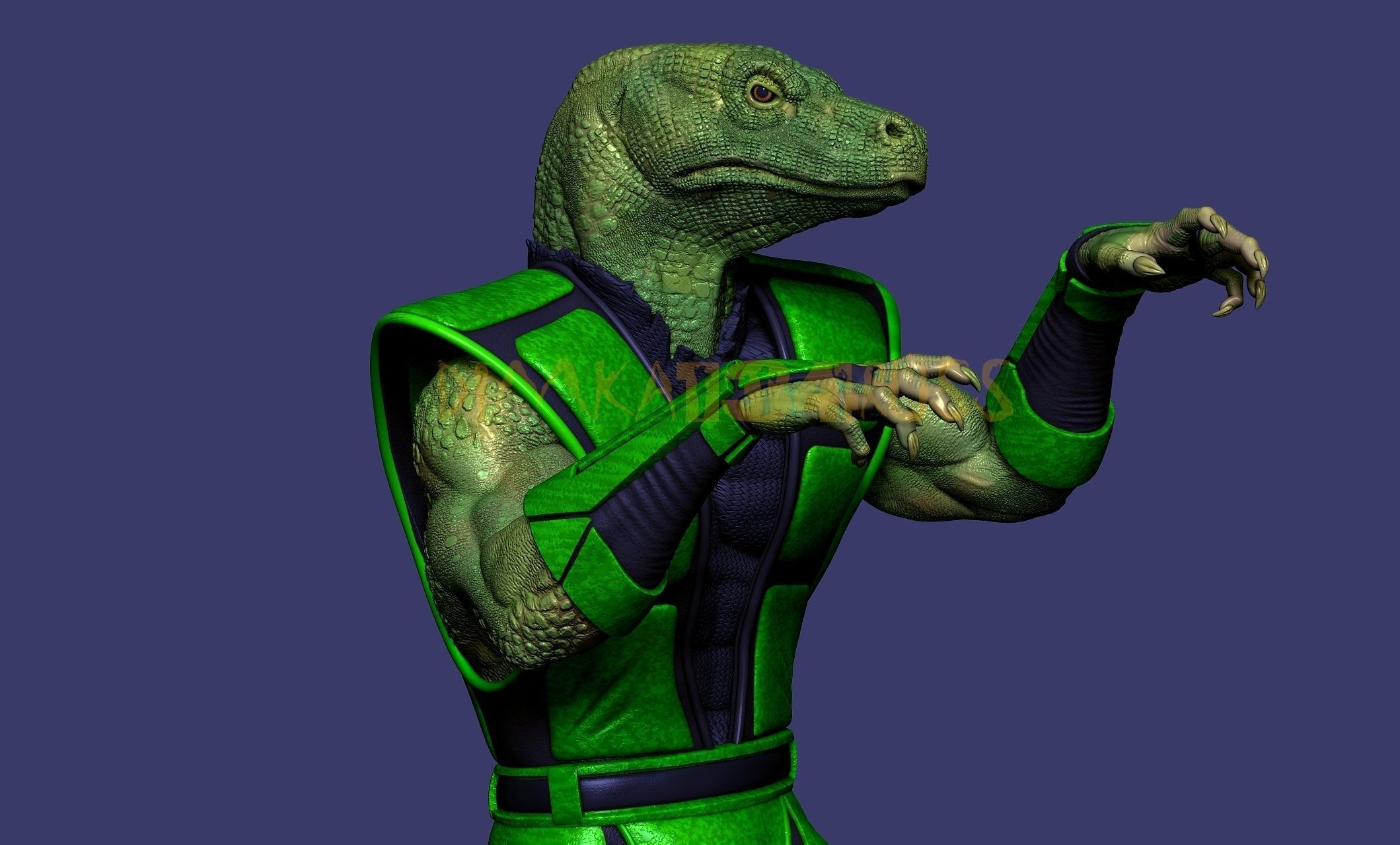 reptile 3D print model_20