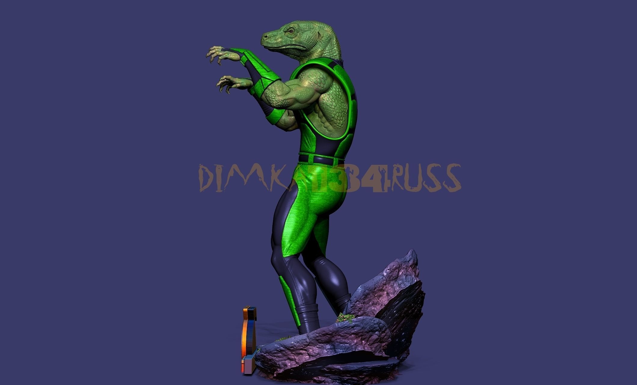reptile 3D print model_21