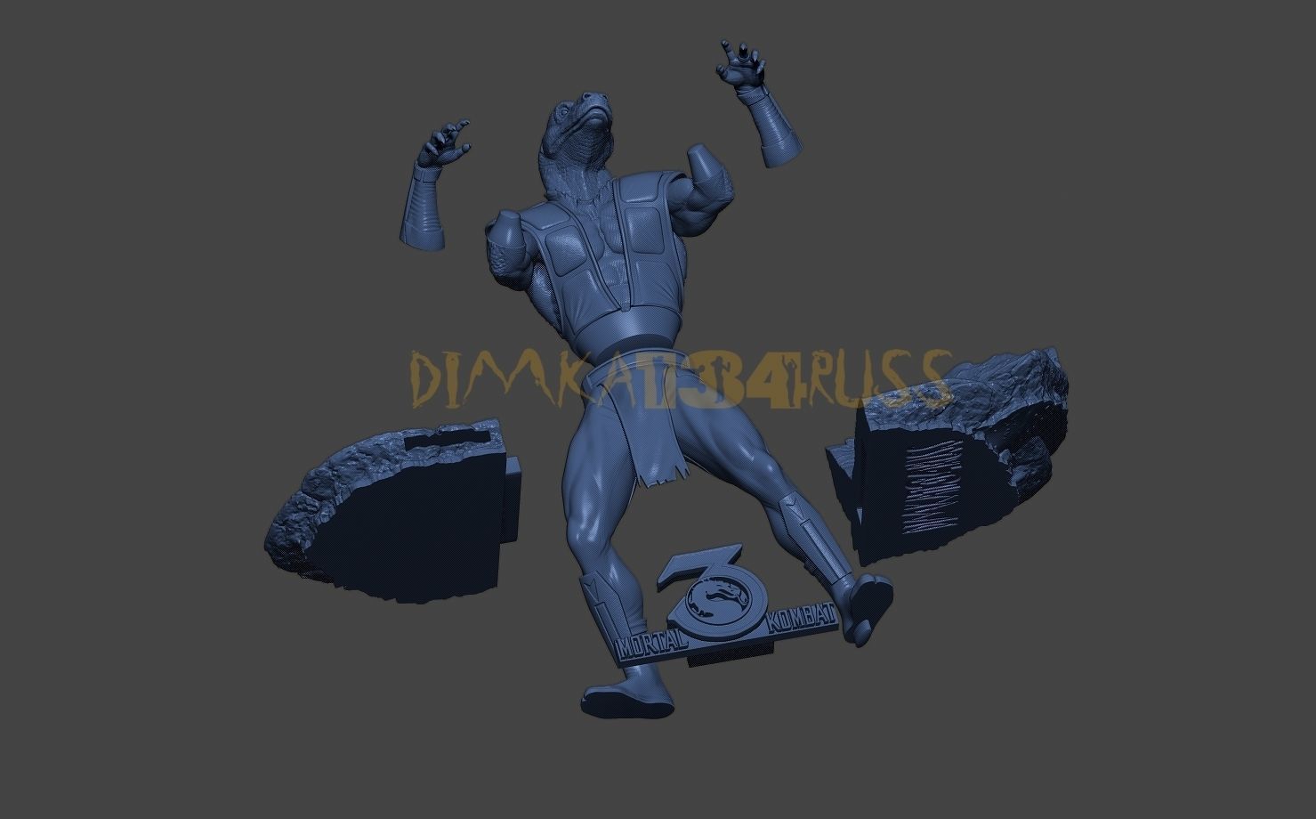 reptile 3D print model_12