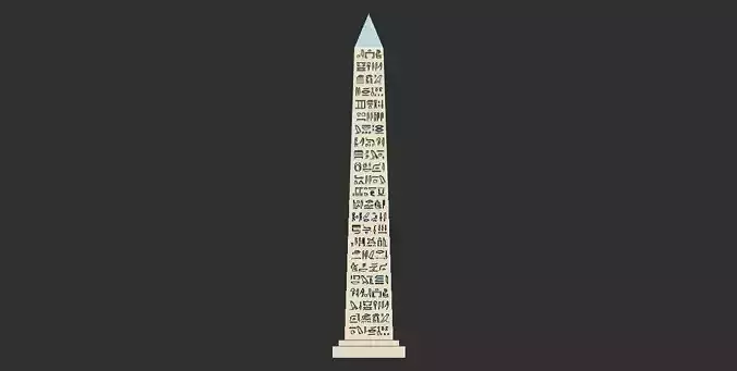 Ancient Egyptian obelisks 3d printable model 3D print model