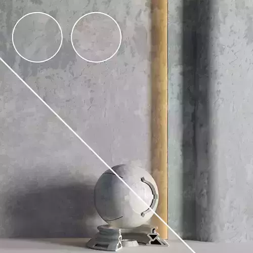 2 Mats - Decorative Plaster 03 - PBR - 4K