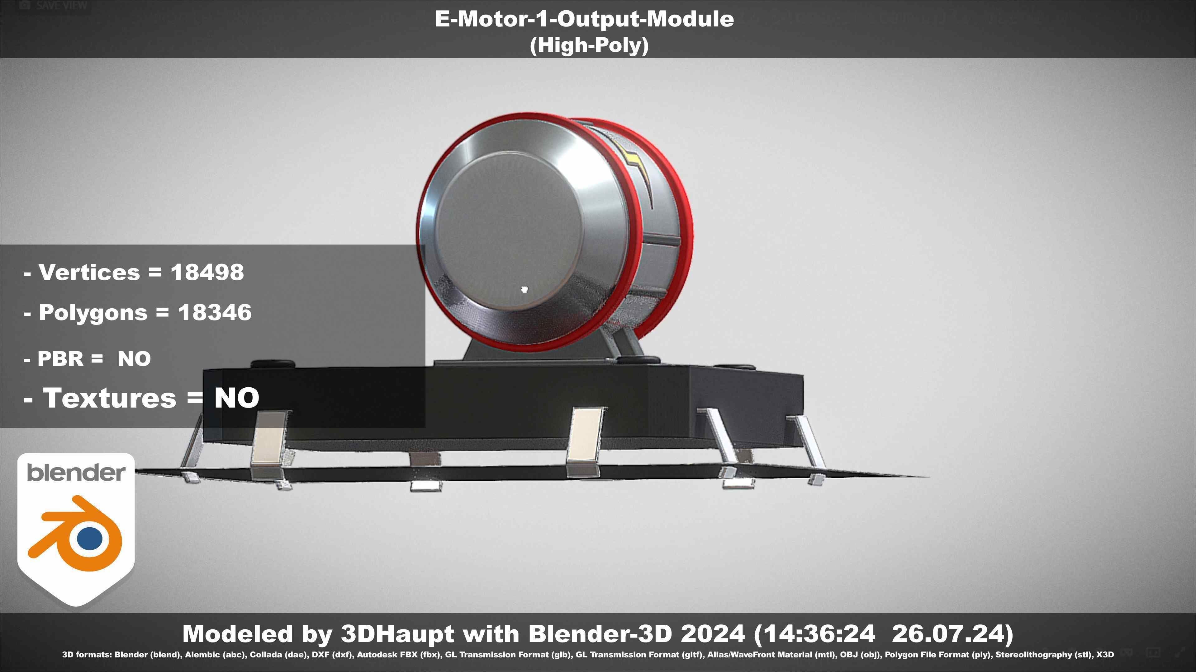 E-Motor-1-Output  3D model_52