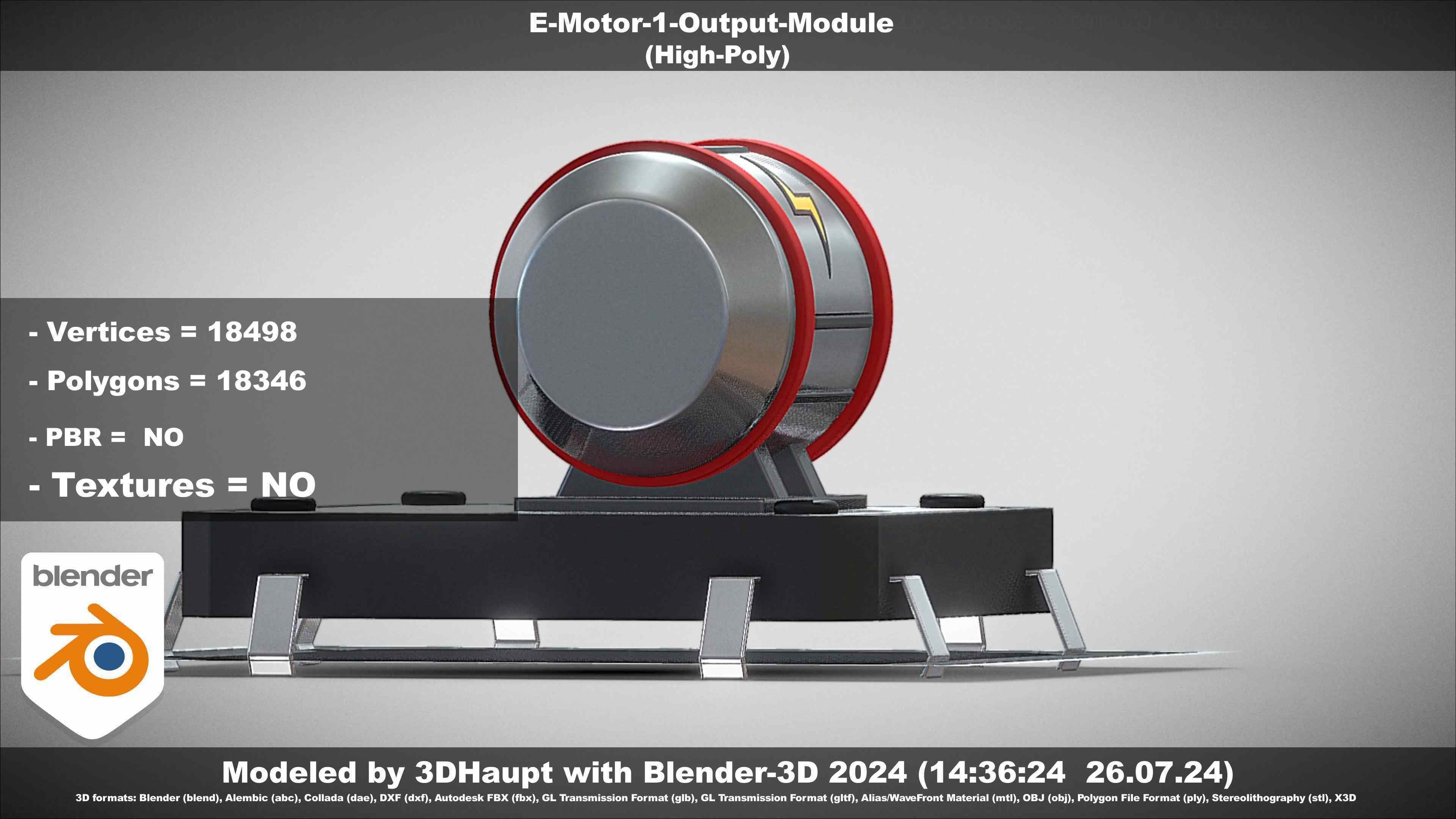 E-Motor-1-Output  3D model_45