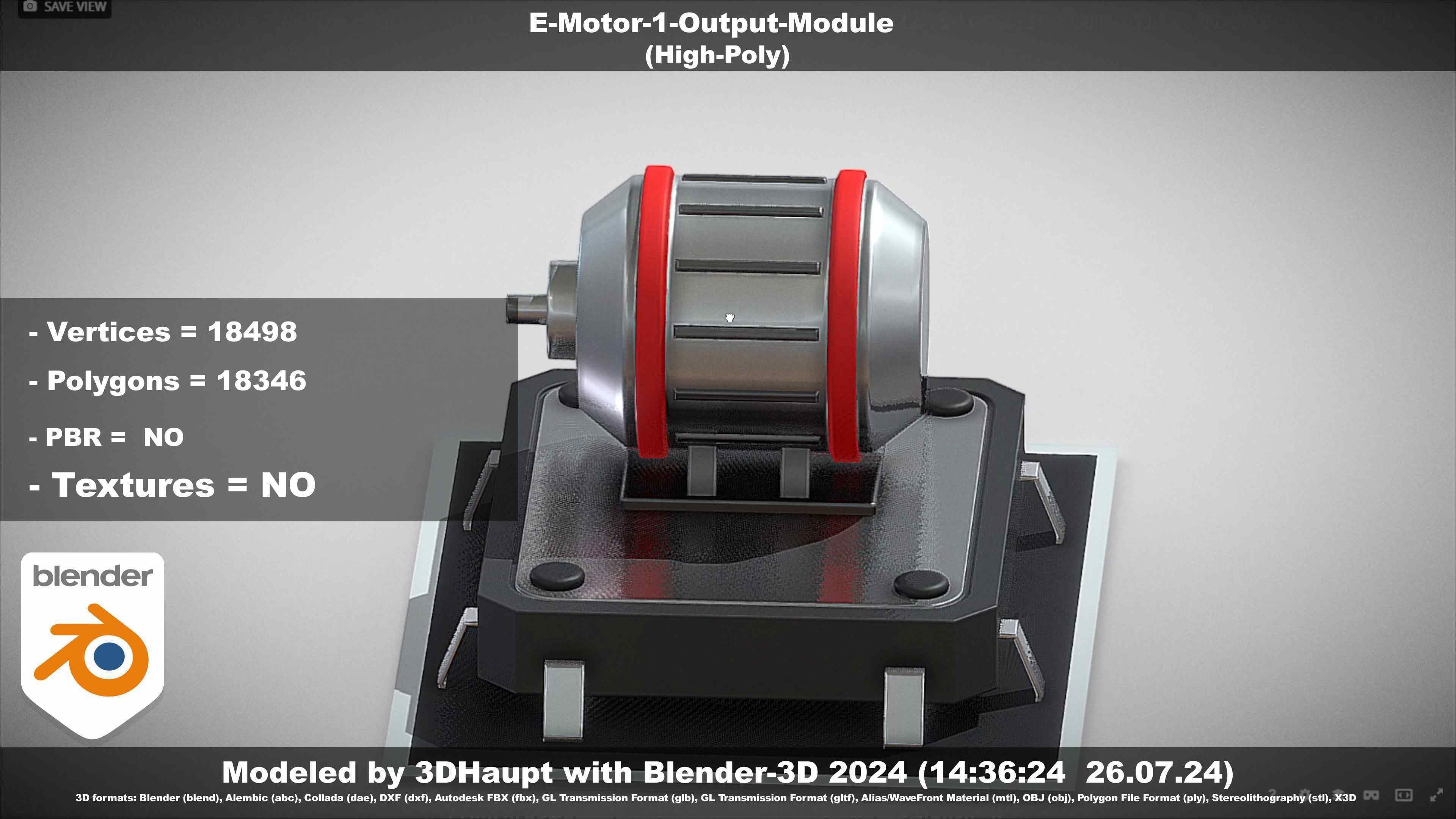 E-Motor-1-Output  3D model_16