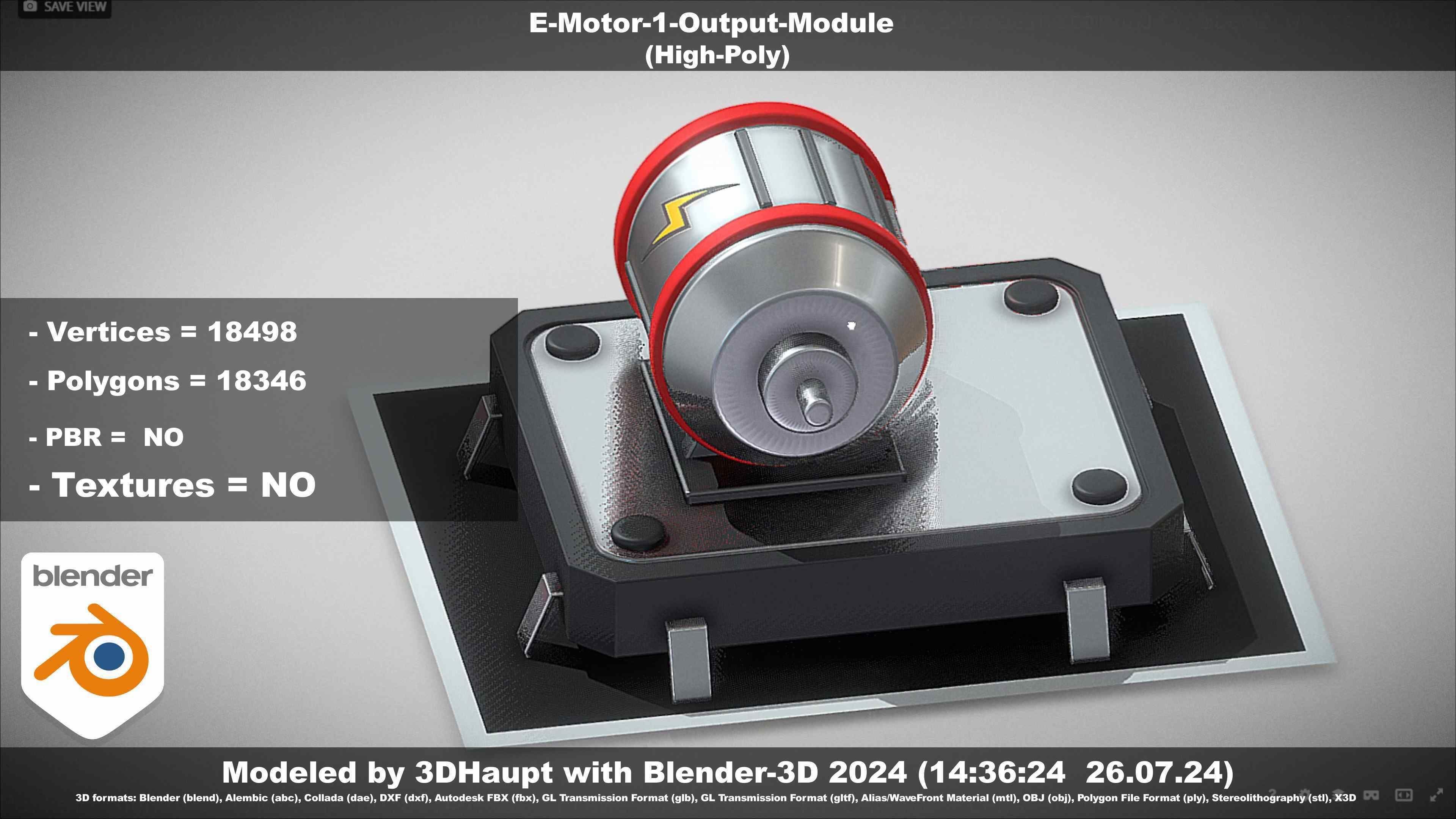 E-Motor-1-Output  3D model_64