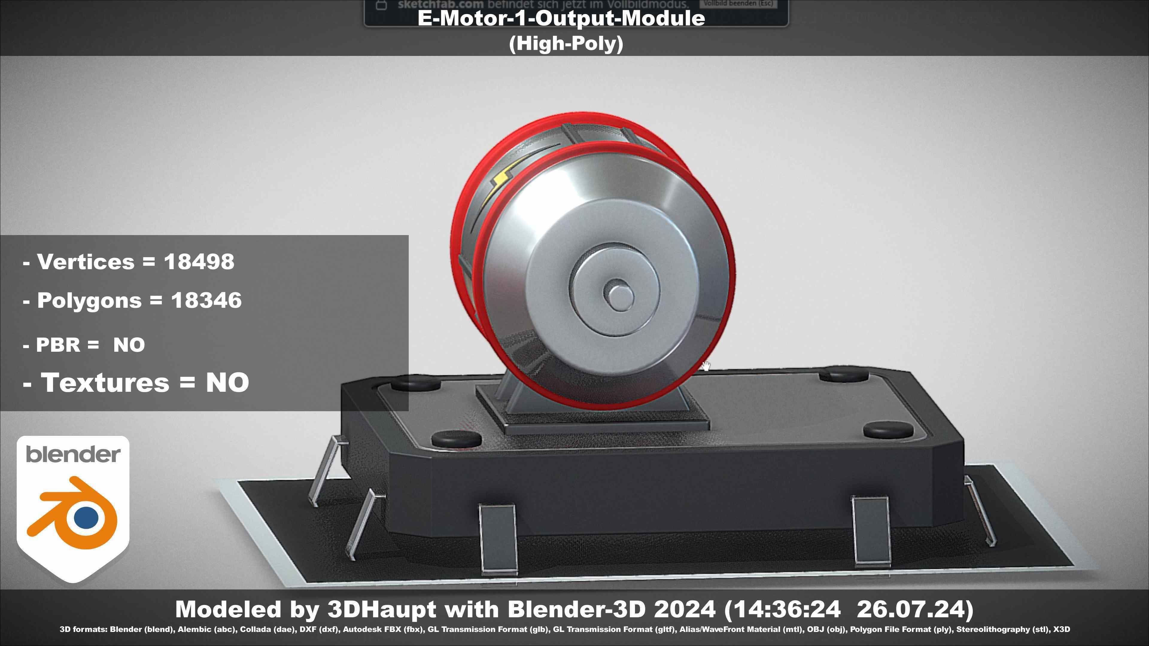E-Motor-1-Output  3D model_53