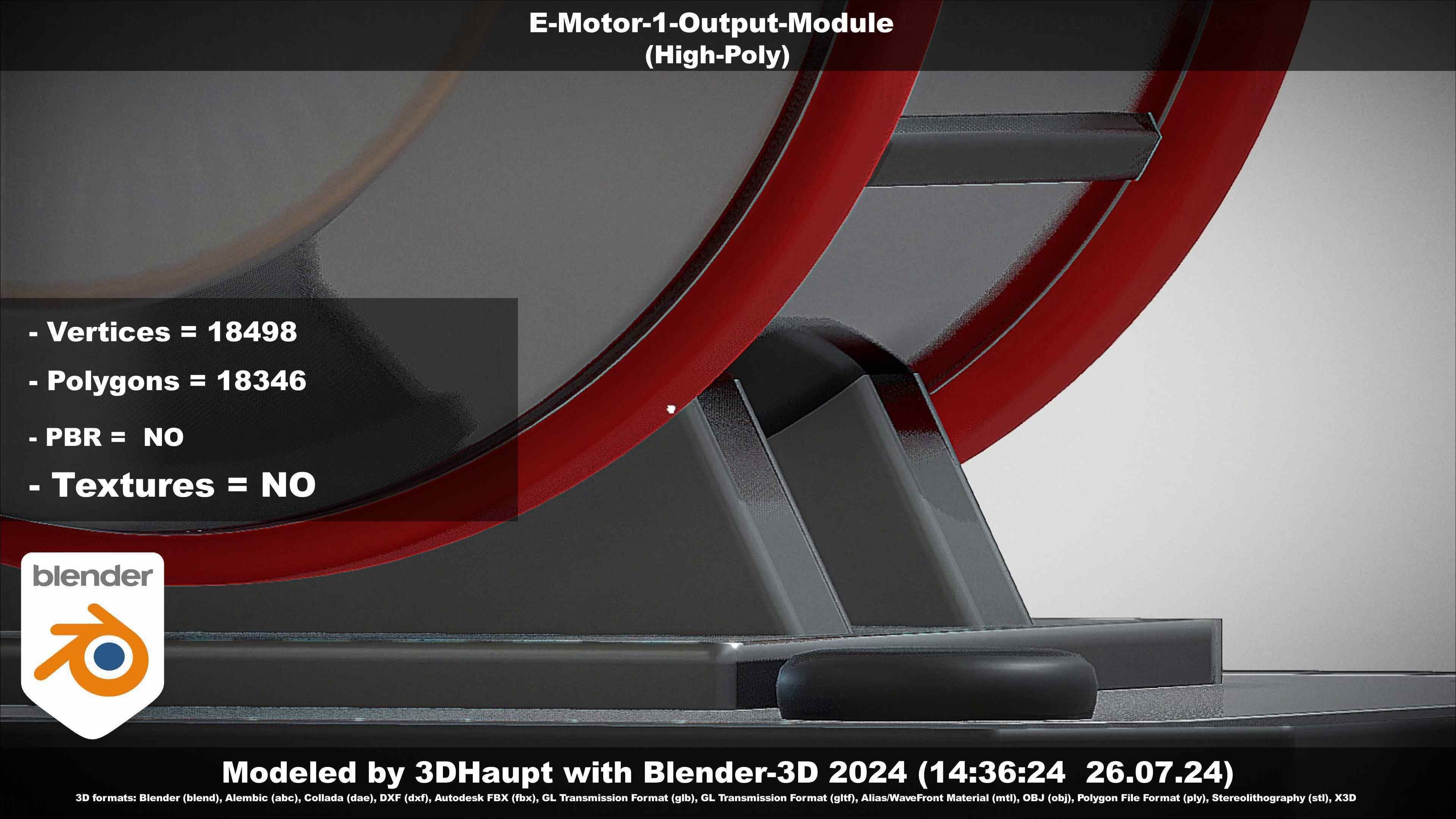 E-Motor-1-Output  3D model_67