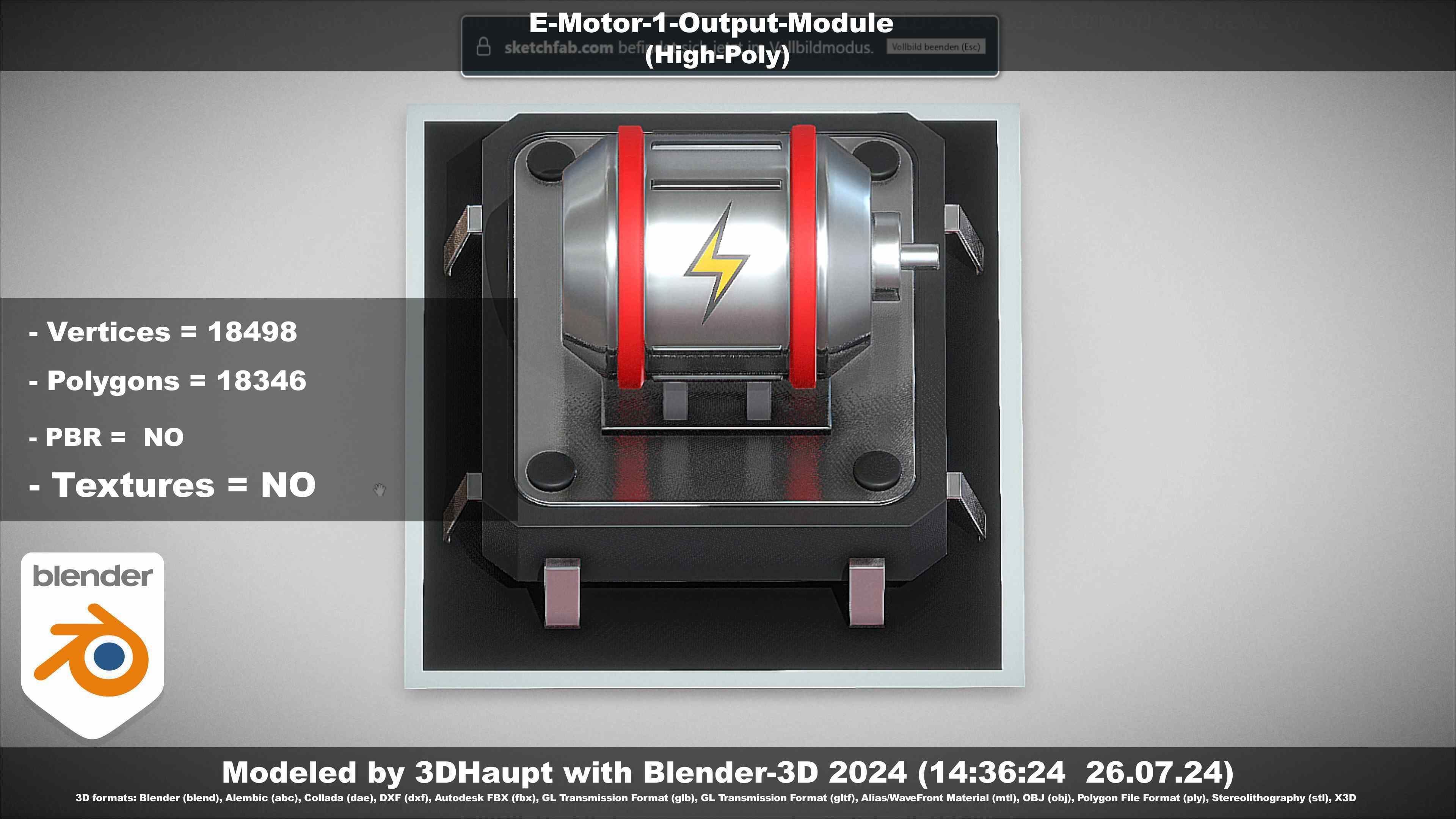 E-Motor-1-Output  3D model_55