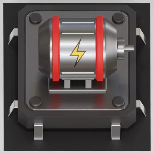 E-Motor-1-Output  3D model_0