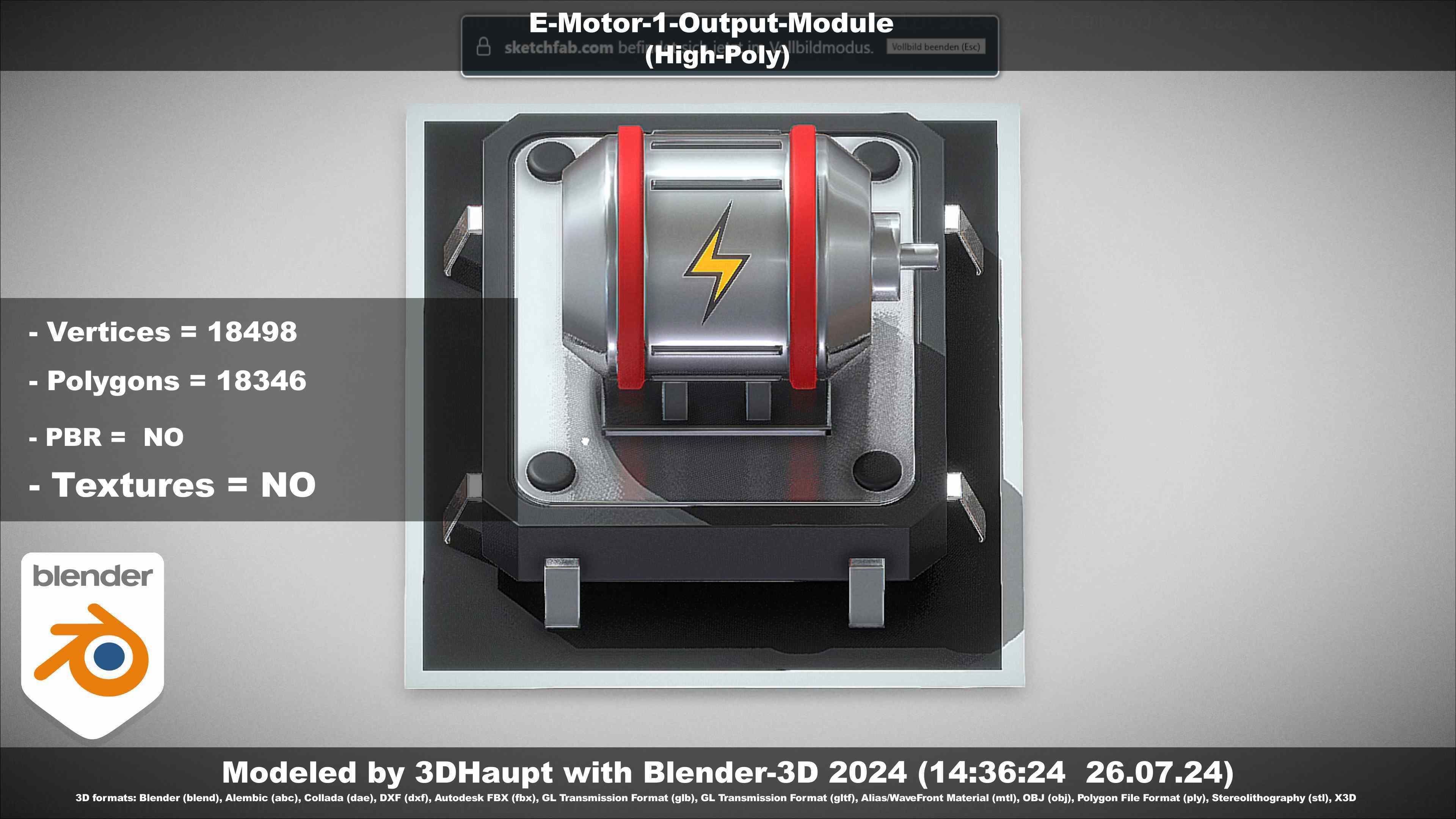 E-Motor-1-Output  3D model_65