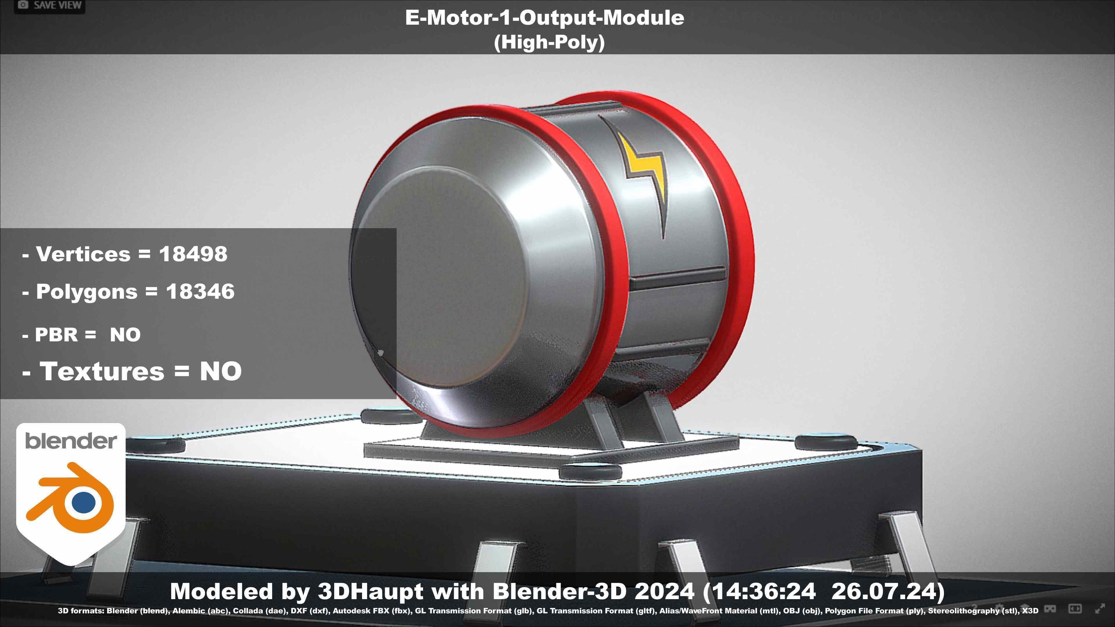 E-Motor-1-Output  3D model_75