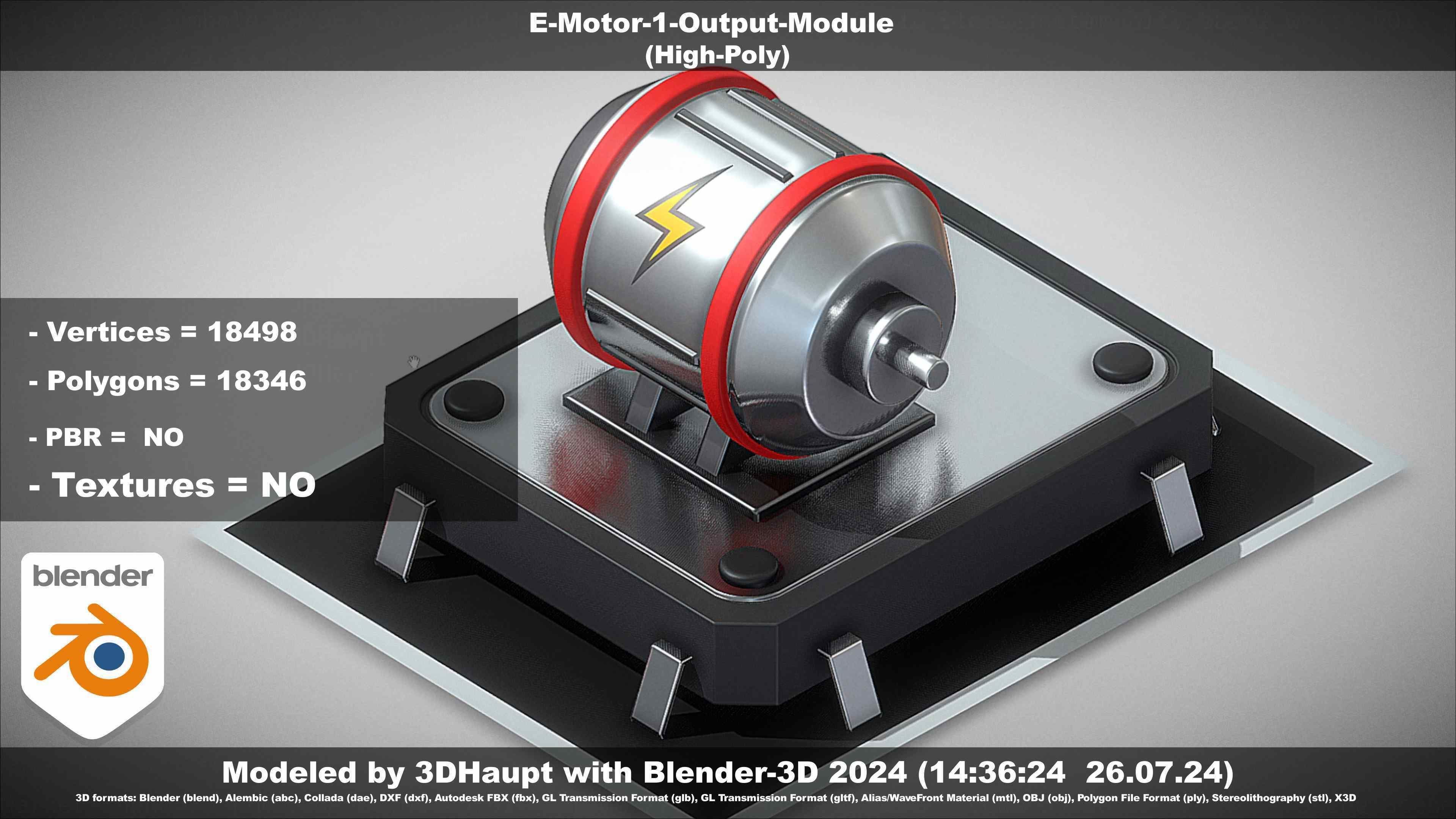 E-Motor-1-Output  3D model_80