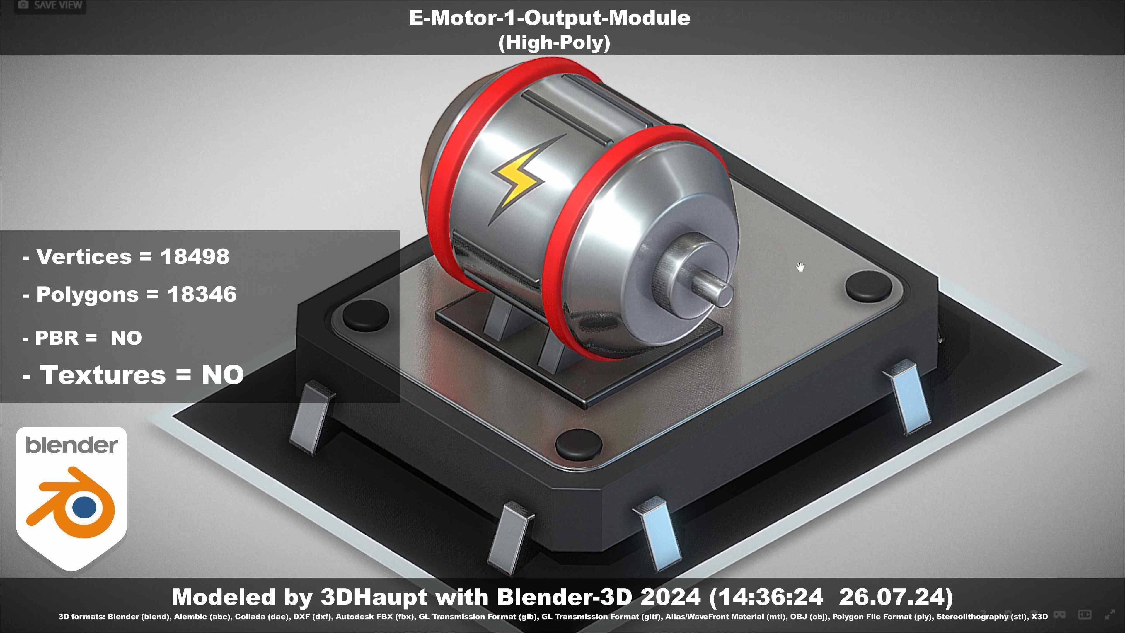 E-Motor-1-Output  3D model_61