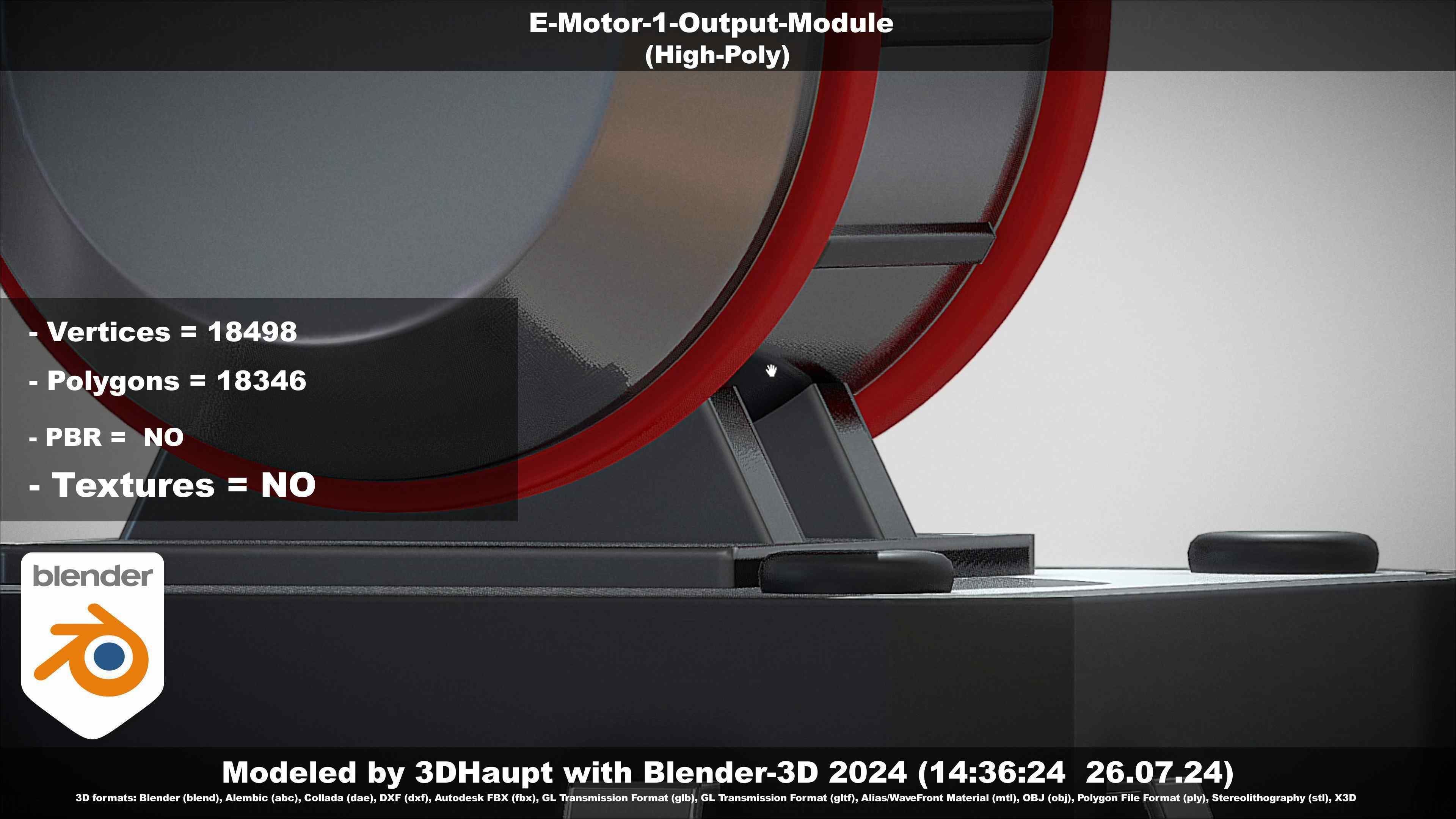 E-Motor-1-Output  3D model_71