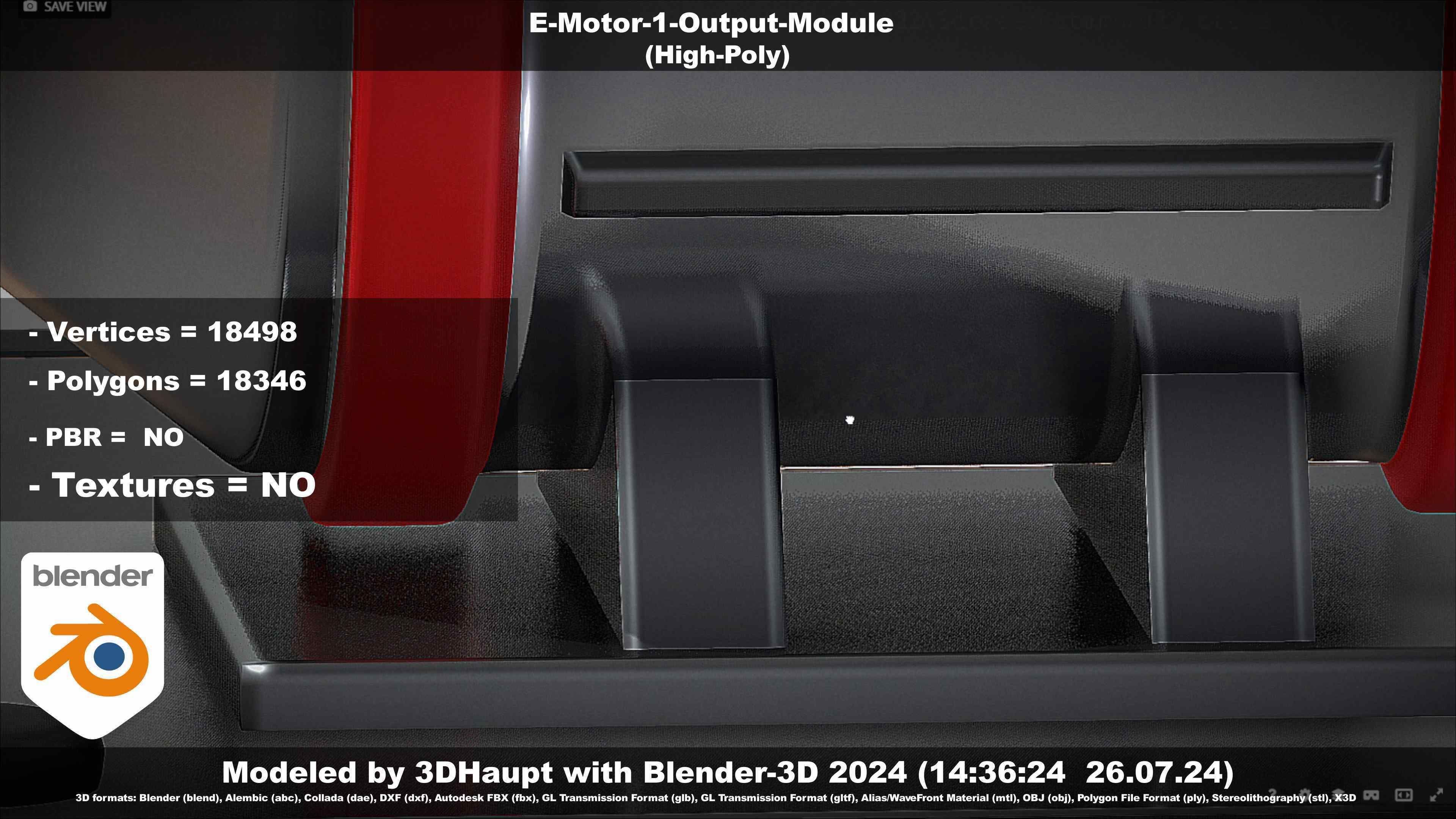 E-Motor-1-Output  3D model_81