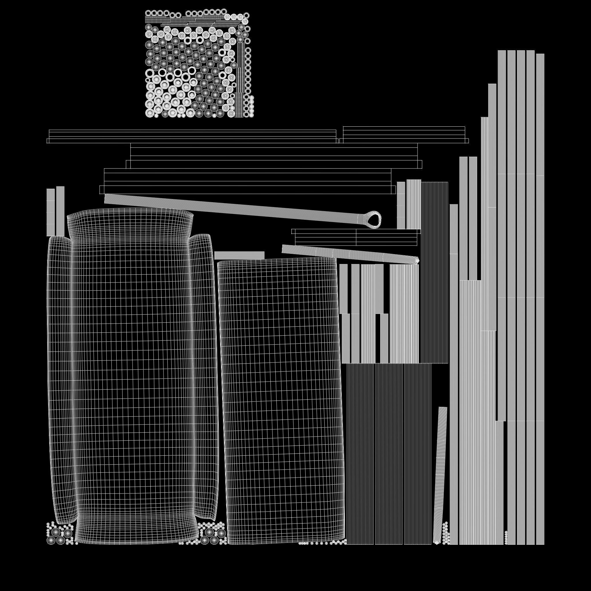 Bunk Bed 3D model_14