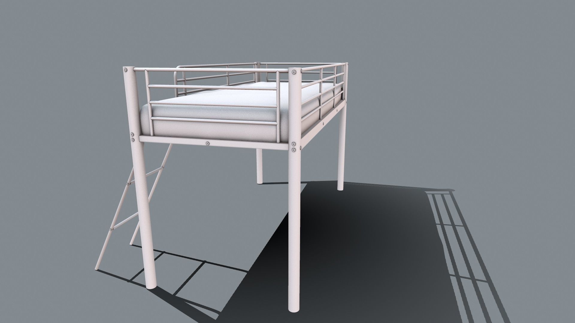 Bunk Bed 3D model_3