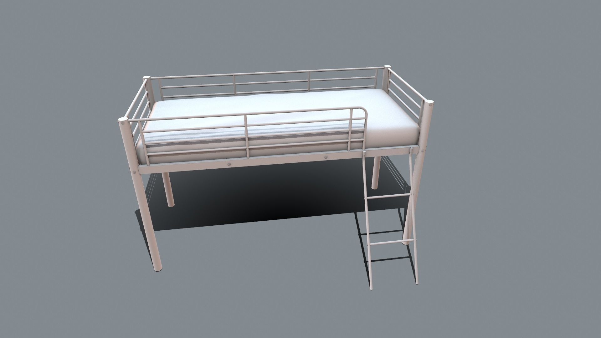 Bunk Bed 3D model_8