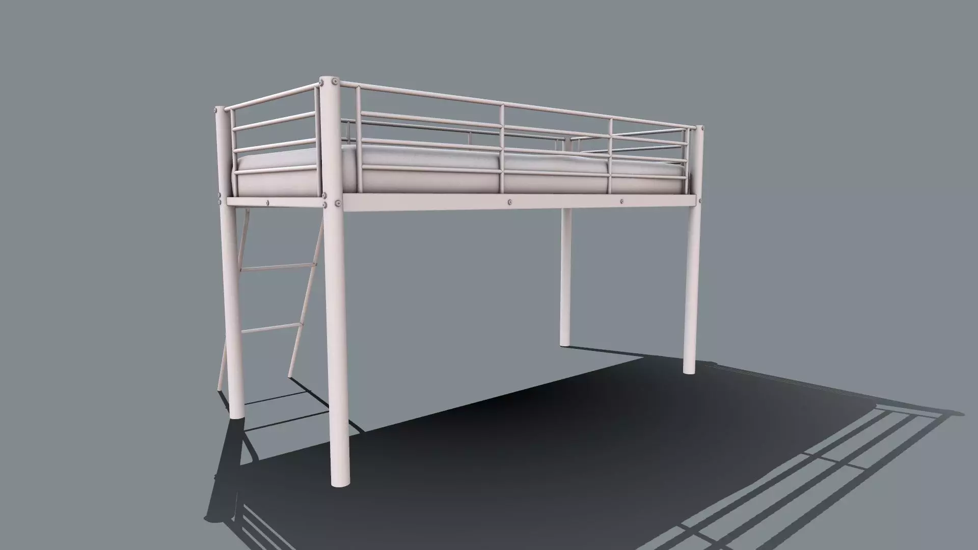 Bunk Bed 3D model_0