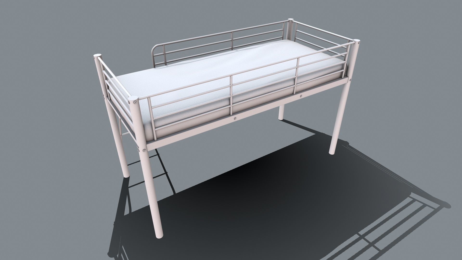 Bunk Bed 3D model_2
